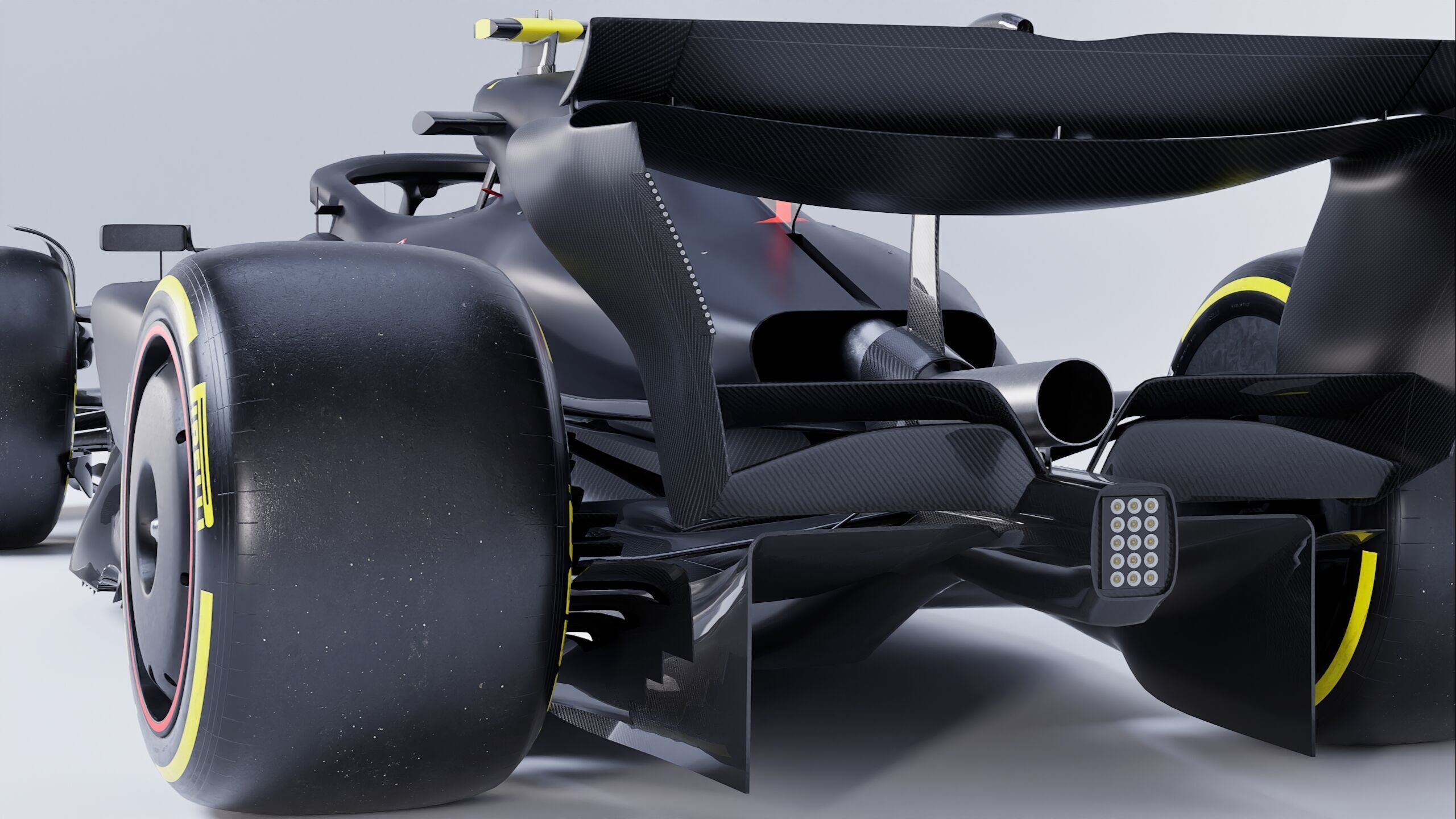 F1 2025 RB21 Formula 1 Race Car Low-poly 3D model Low-poly 3D model_5