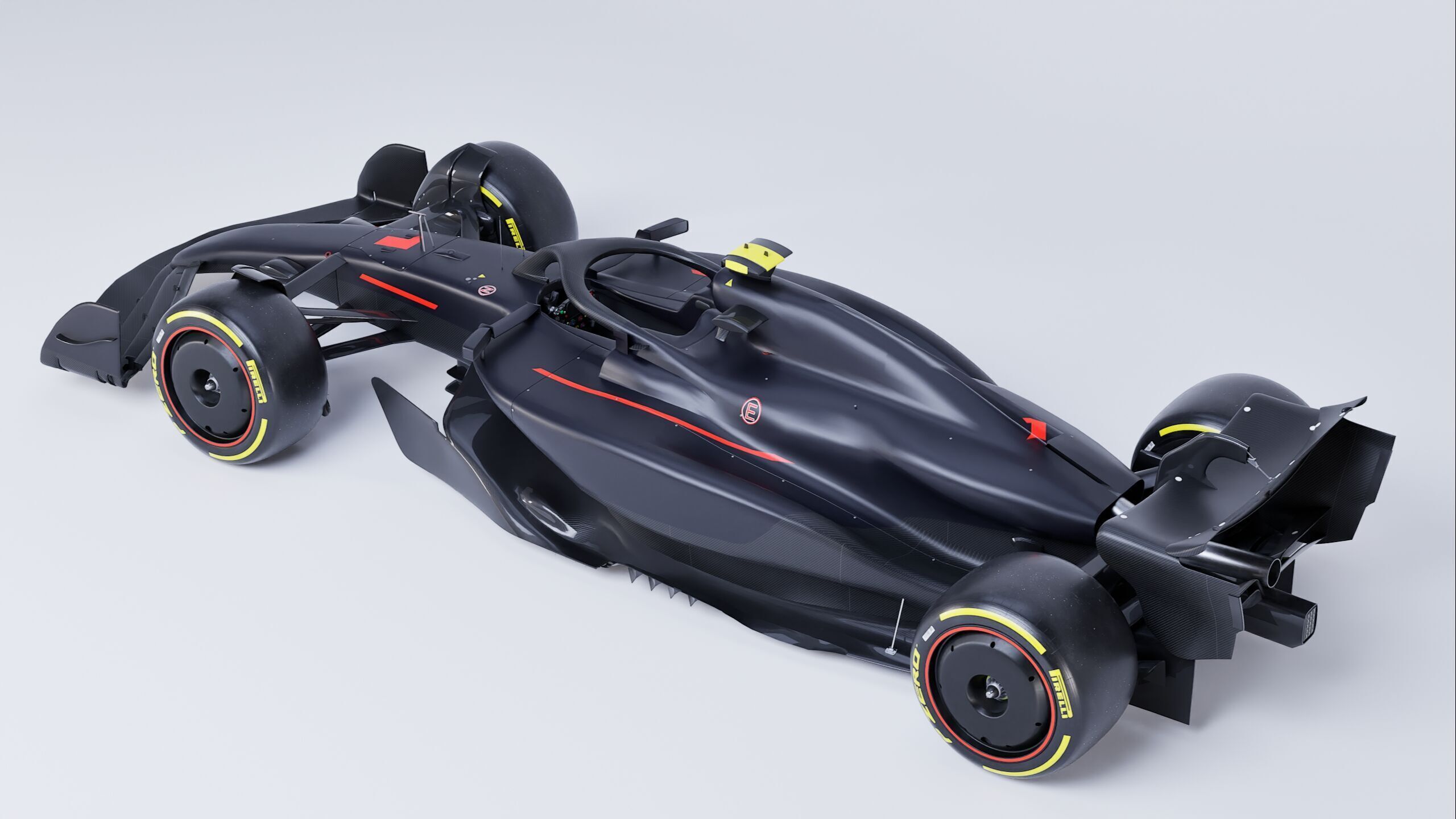 F1 2025 RB21 Formula 1 Race Car Low-poly 3D model Low-poly 3D model_8