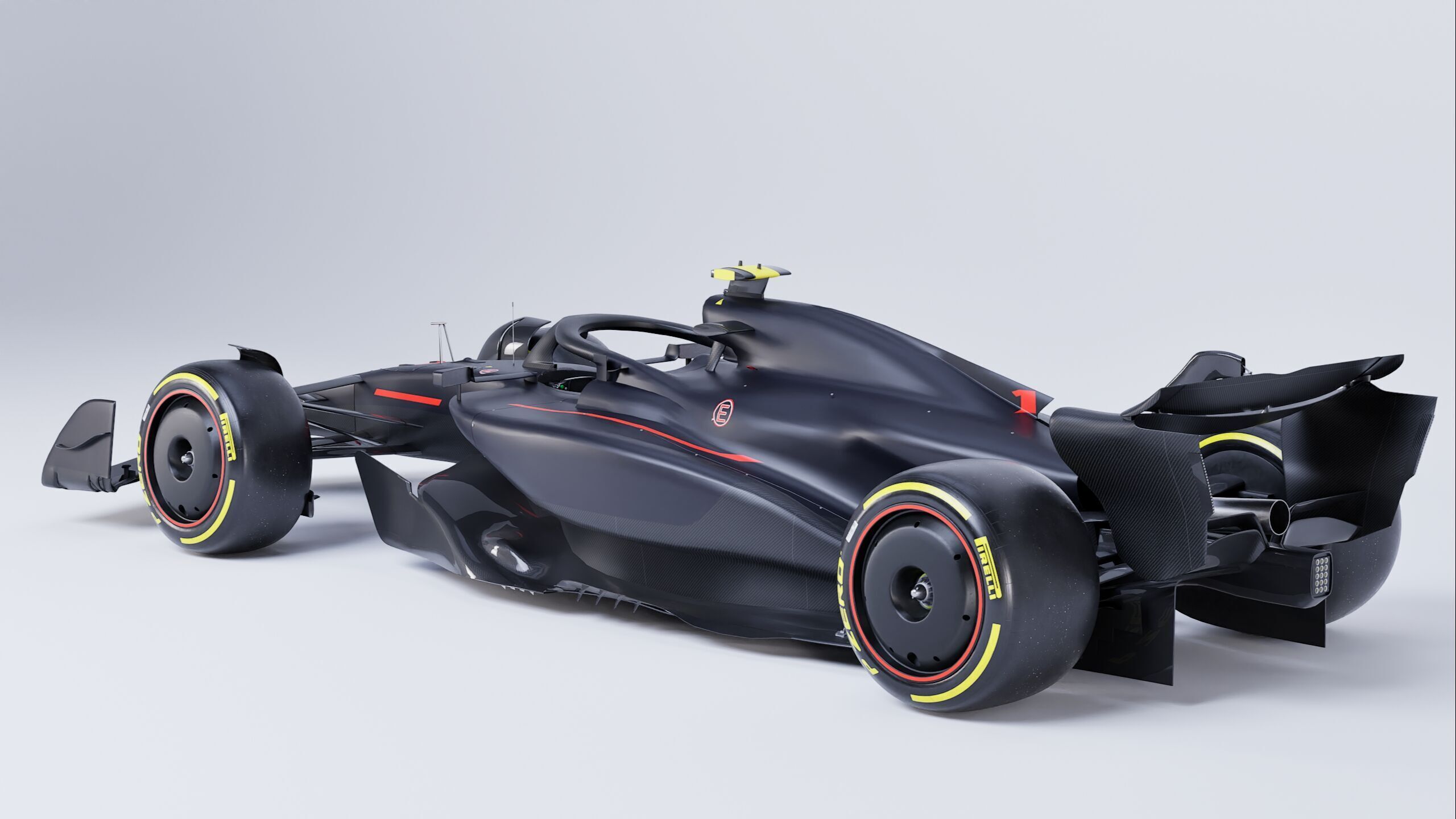 F1 2025 RB21 Formula 1 Race Car Low-poly 3D model Low-poly 3D model_11