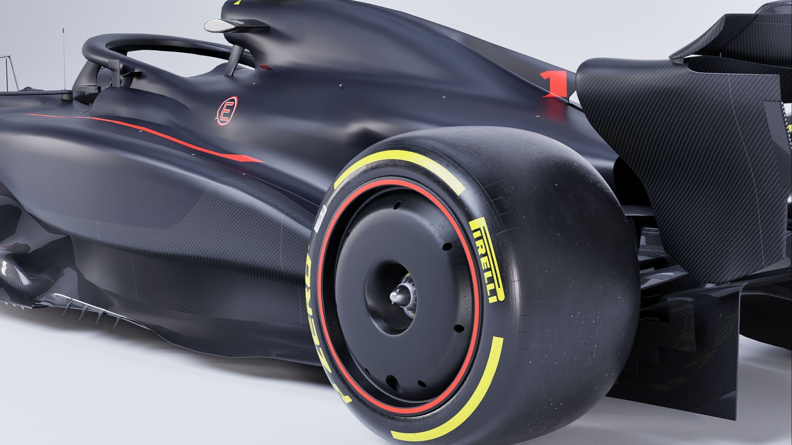 F1 2025 RB21 Formula 1 Race Car Low-poly 3D model Low-poly 3D model_6