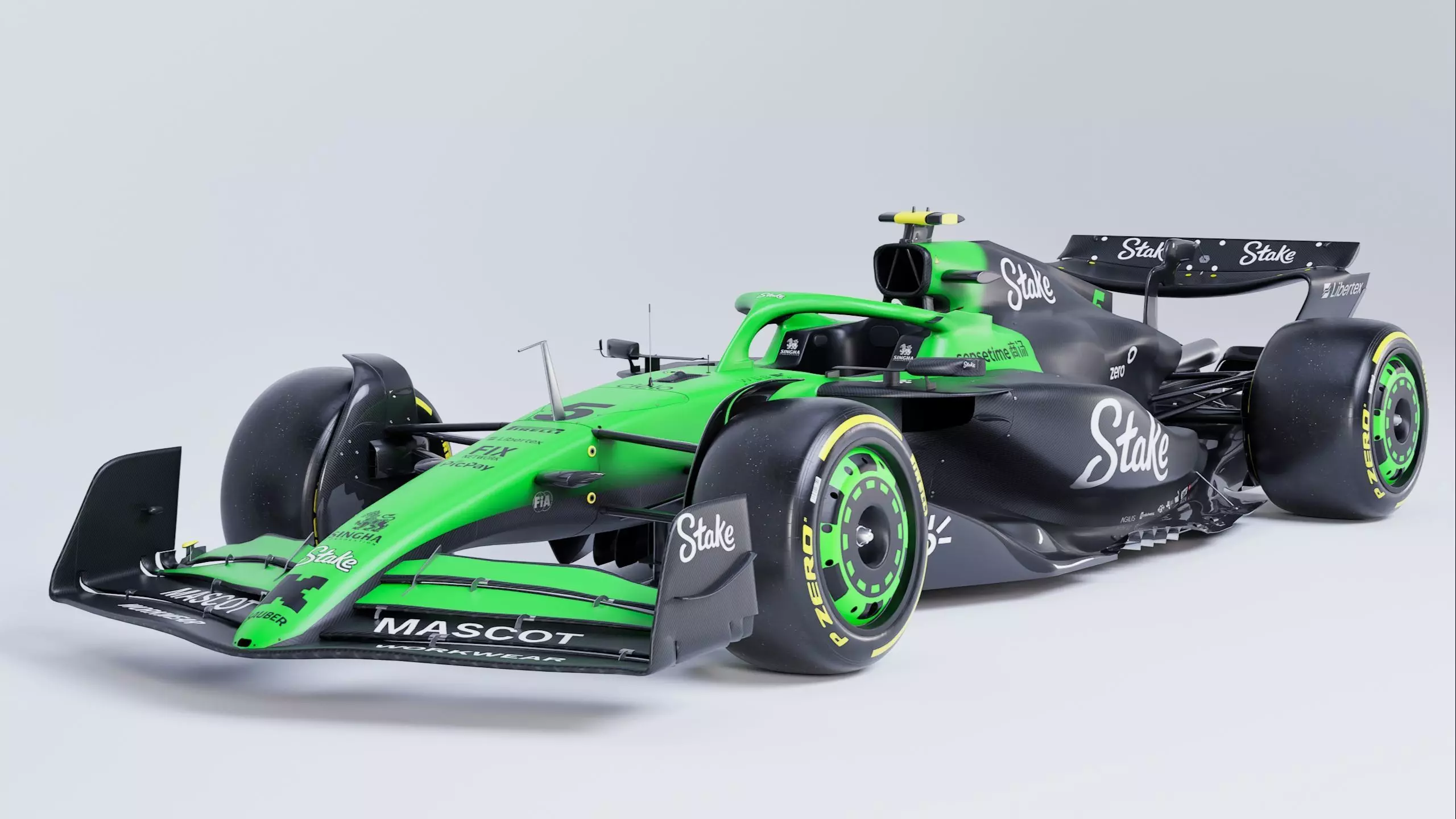 F1 2025 Sauber C45 Formula 1 Race Car Low-poly 3D model Low-poly 3D model_0