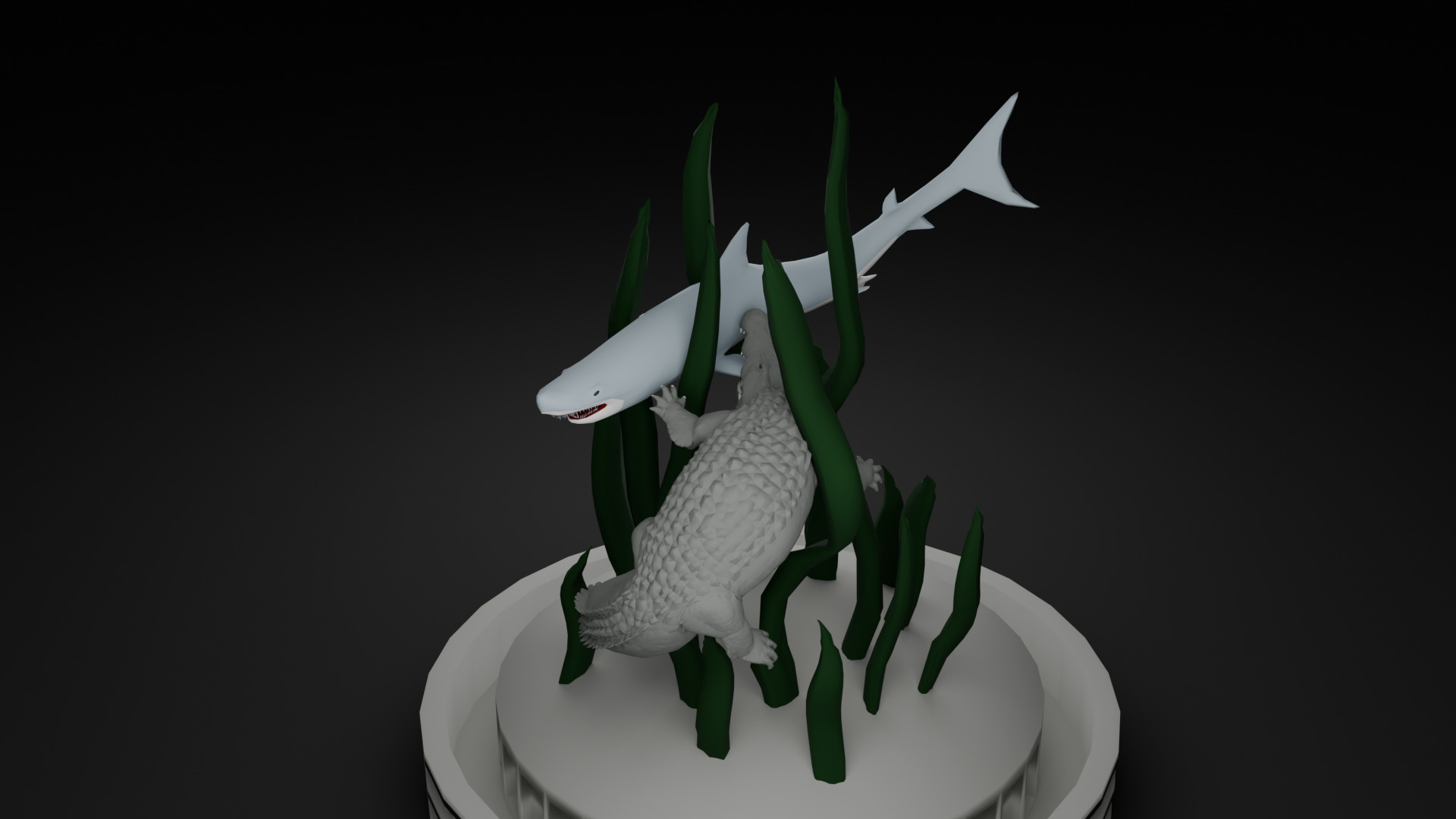 Surabaya Statue 3D model_17