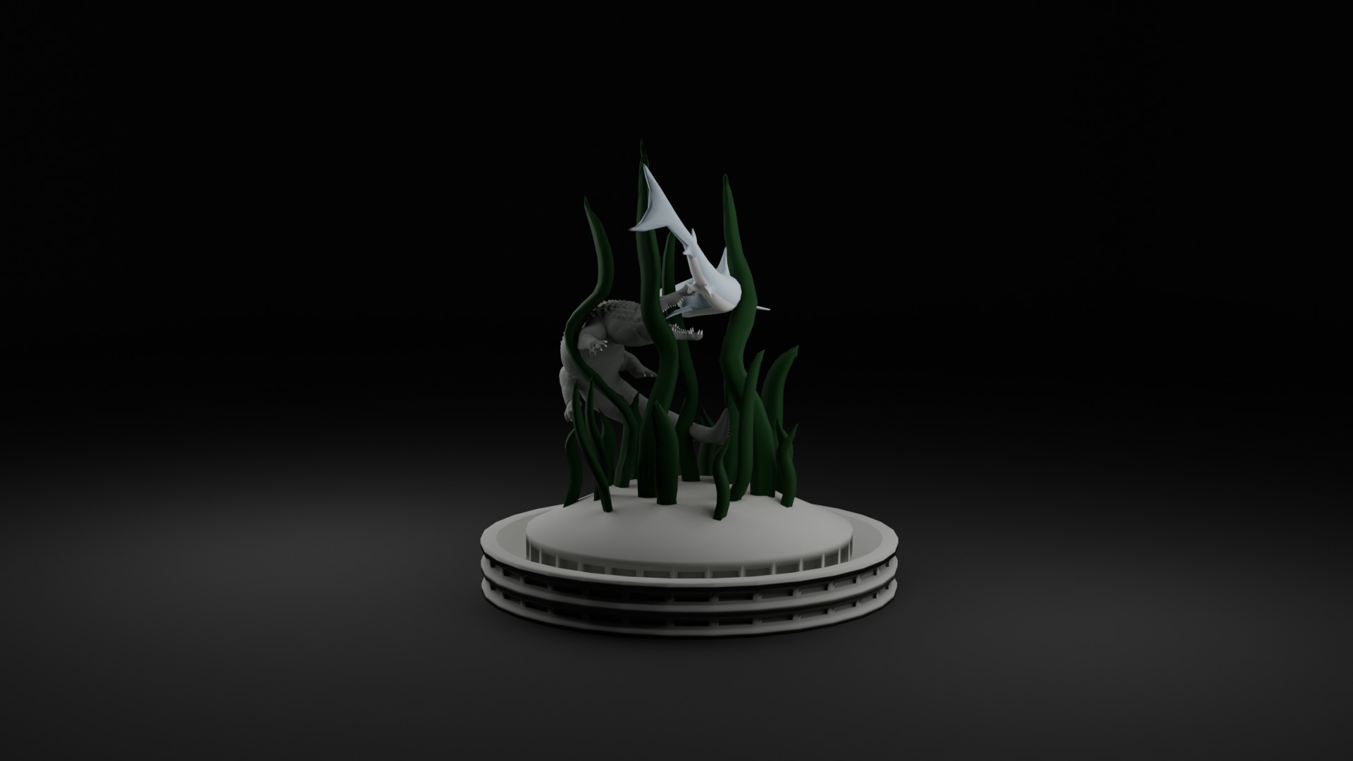 Surabaya Statue 3D model_6