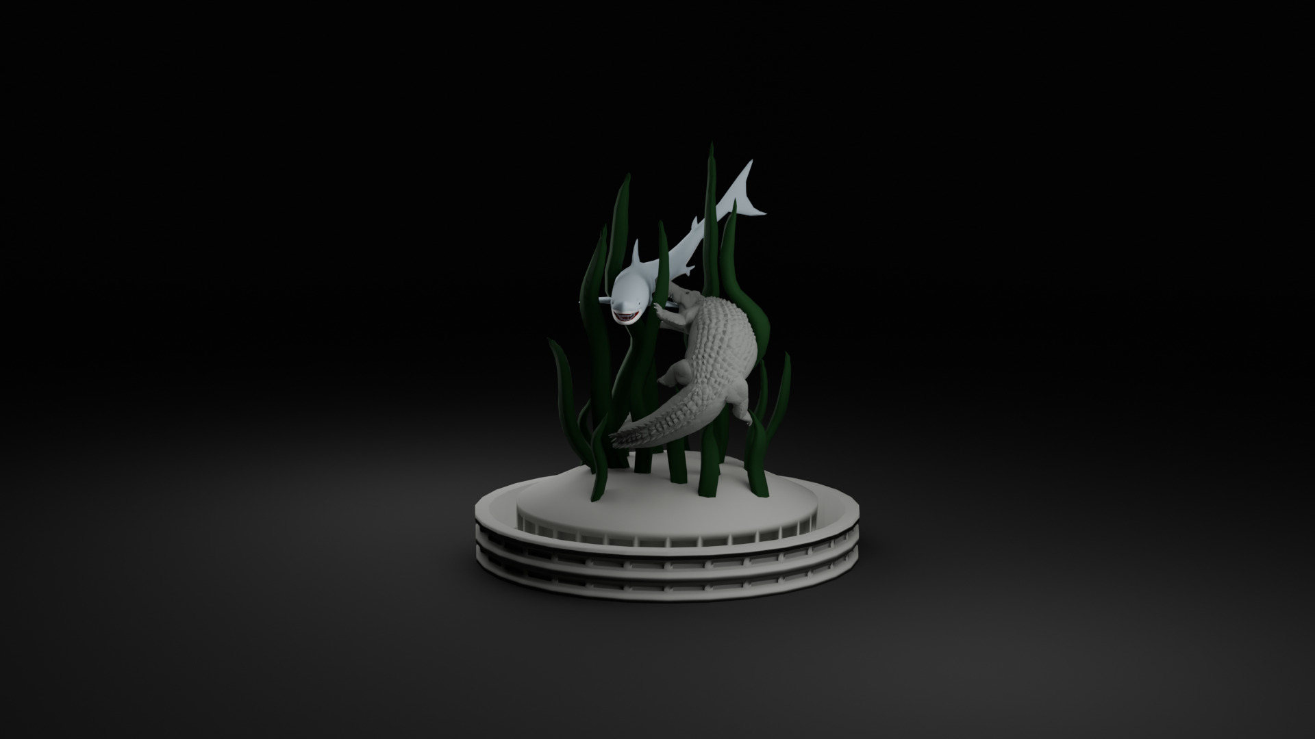 Surabaya Statue 3D model_1