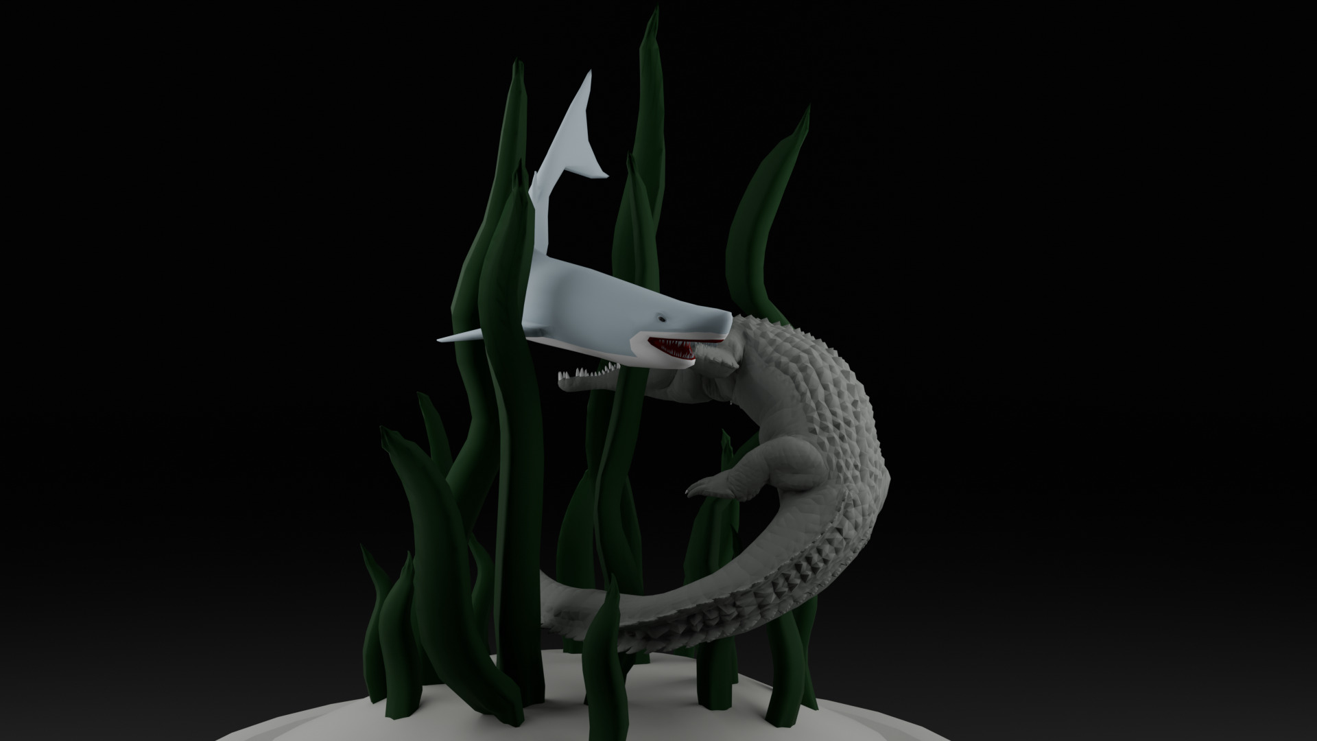 Surabaya Statue 3D model_22