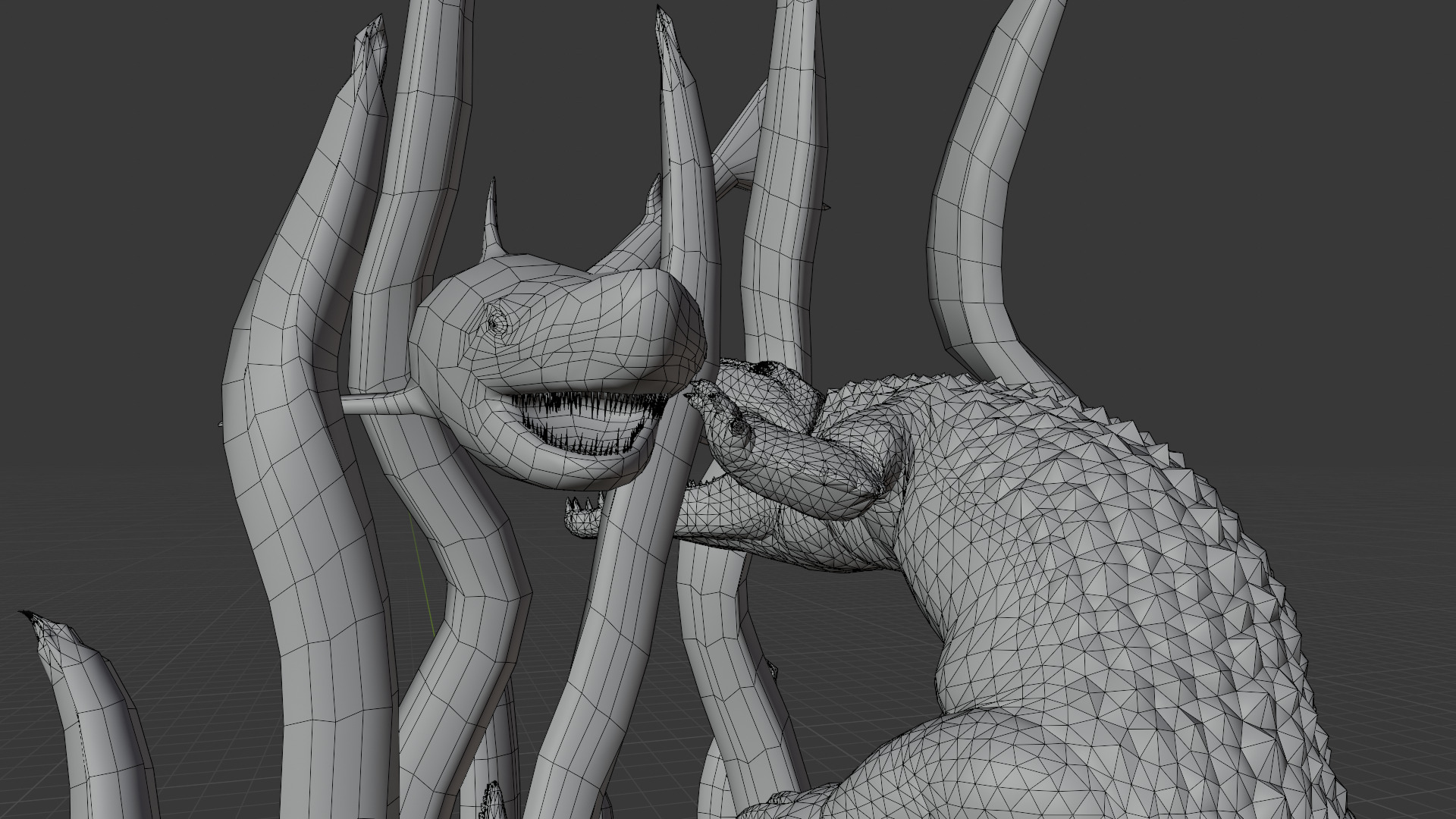 Surabaya Statue 3D model_29