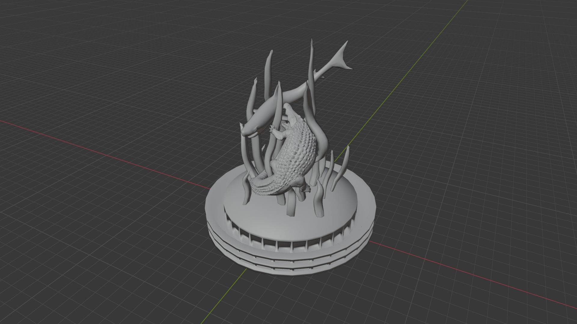 Surabaya Statue 3D model_25