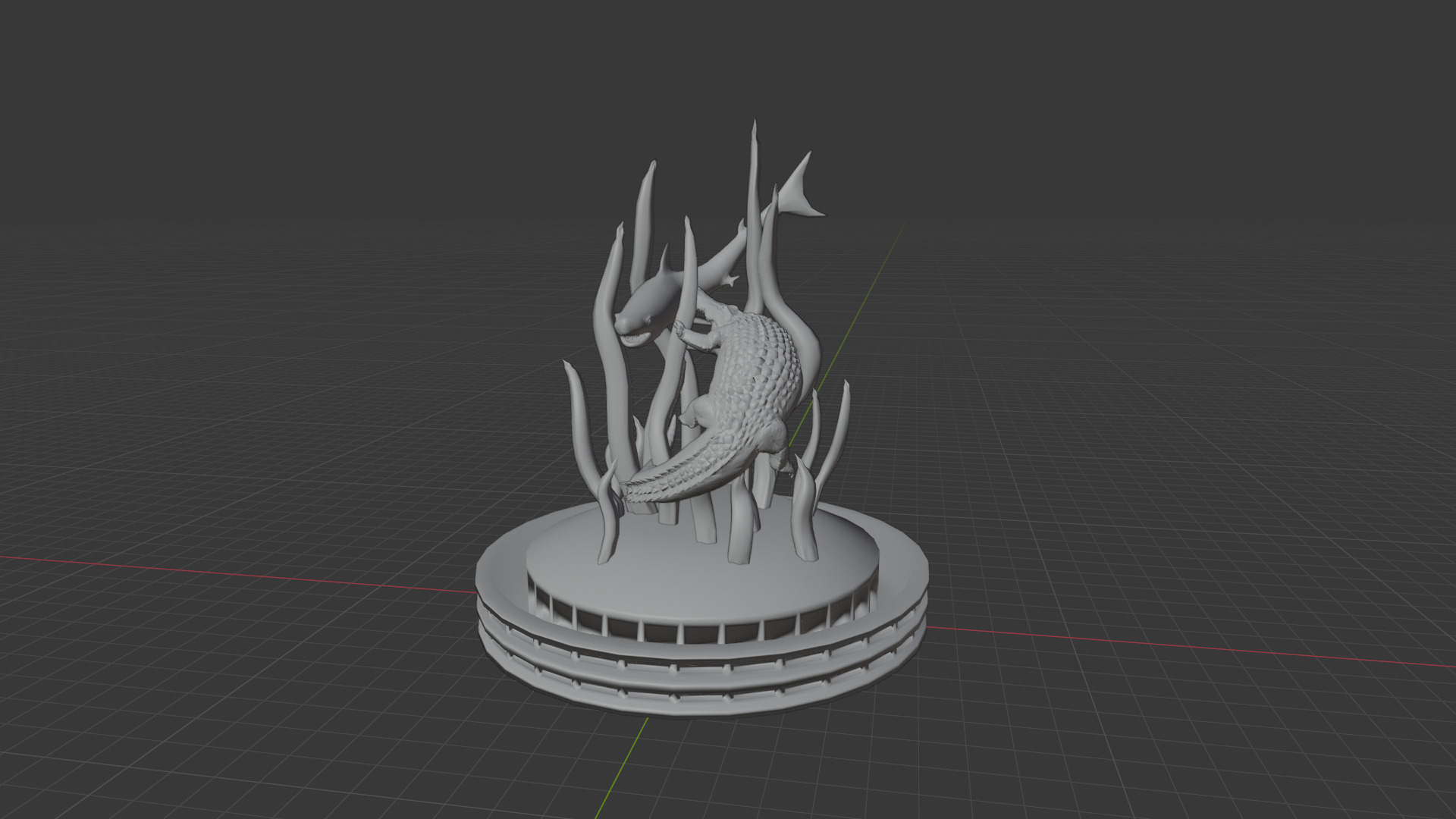 Surabaya Statue 3D model_23