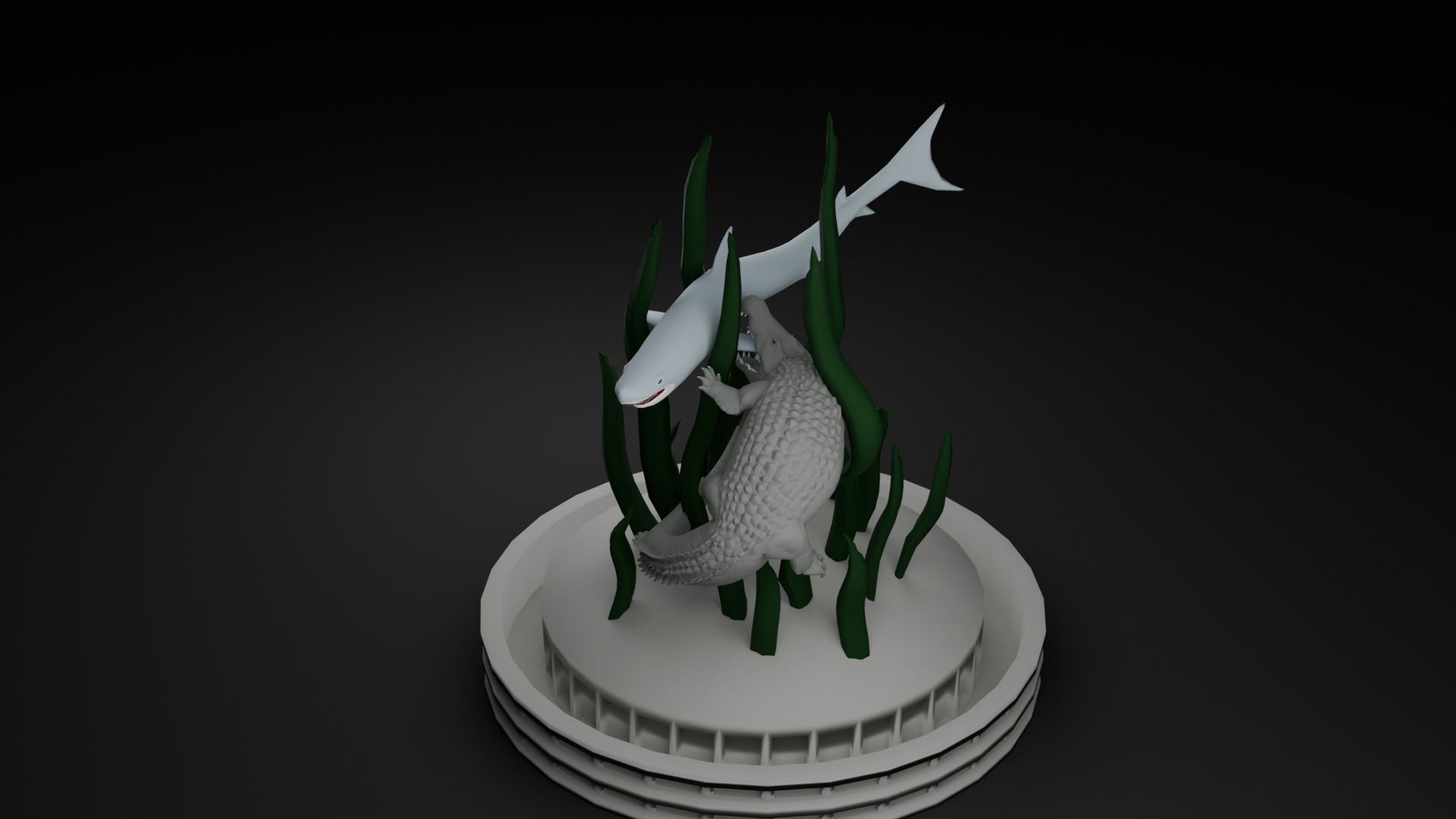 Surabaya Statue 3D model_16