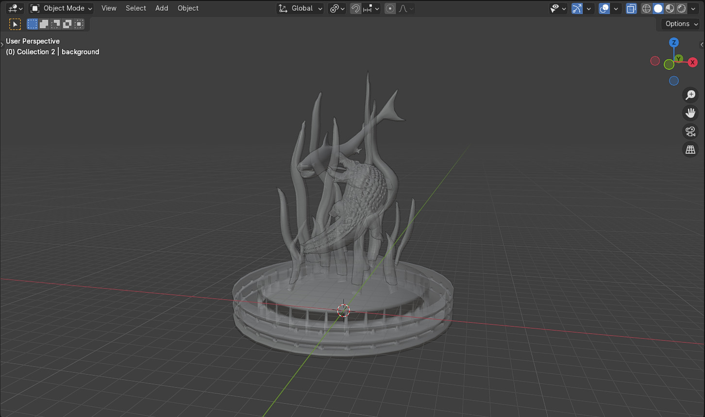 Surabaya Statue 3D model_35