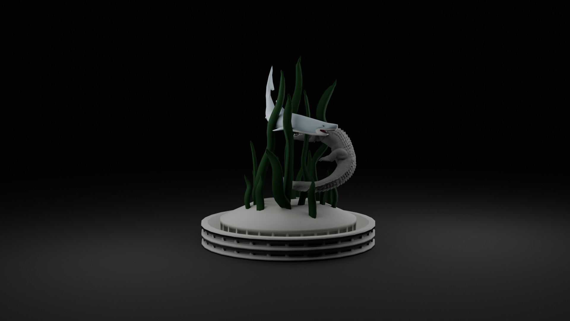 Surabaya Statue 3D model_10