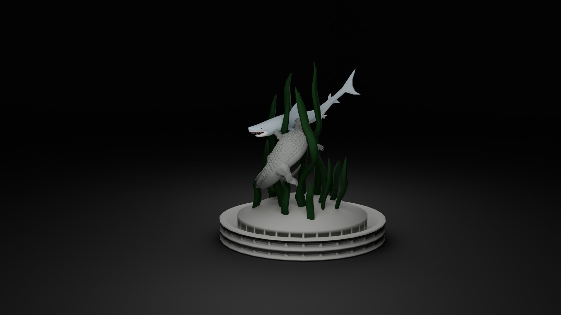 Surabaya Statue 3D model_3