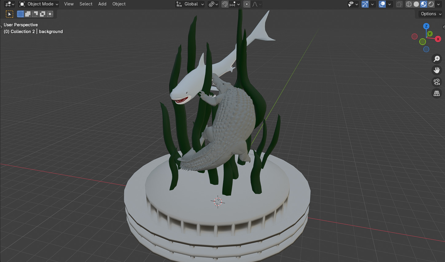 Surabaya Statue 3D model_32