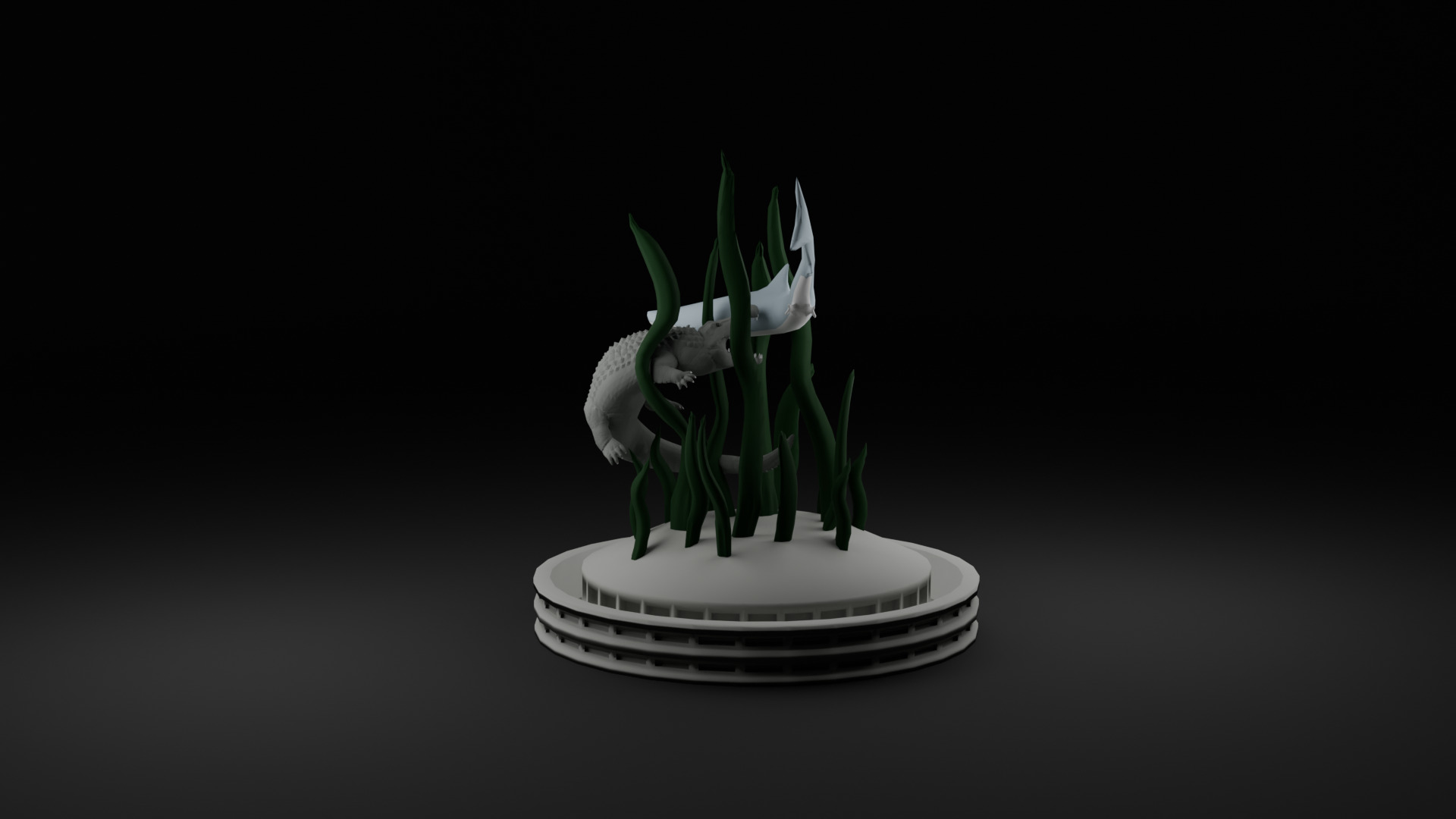 Surabaya Statue 3D model_5