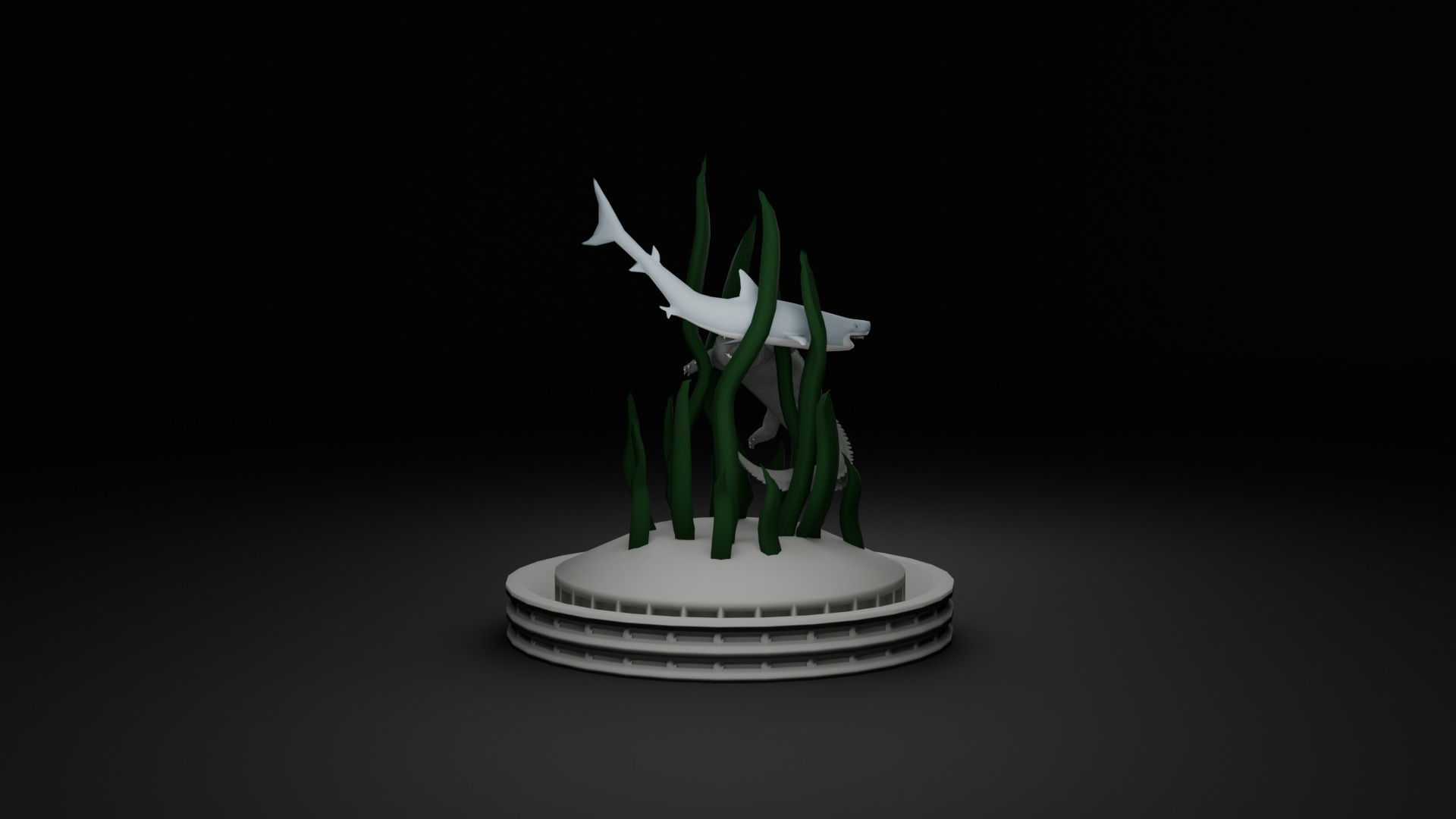 Surabaya Statue 3D model_8