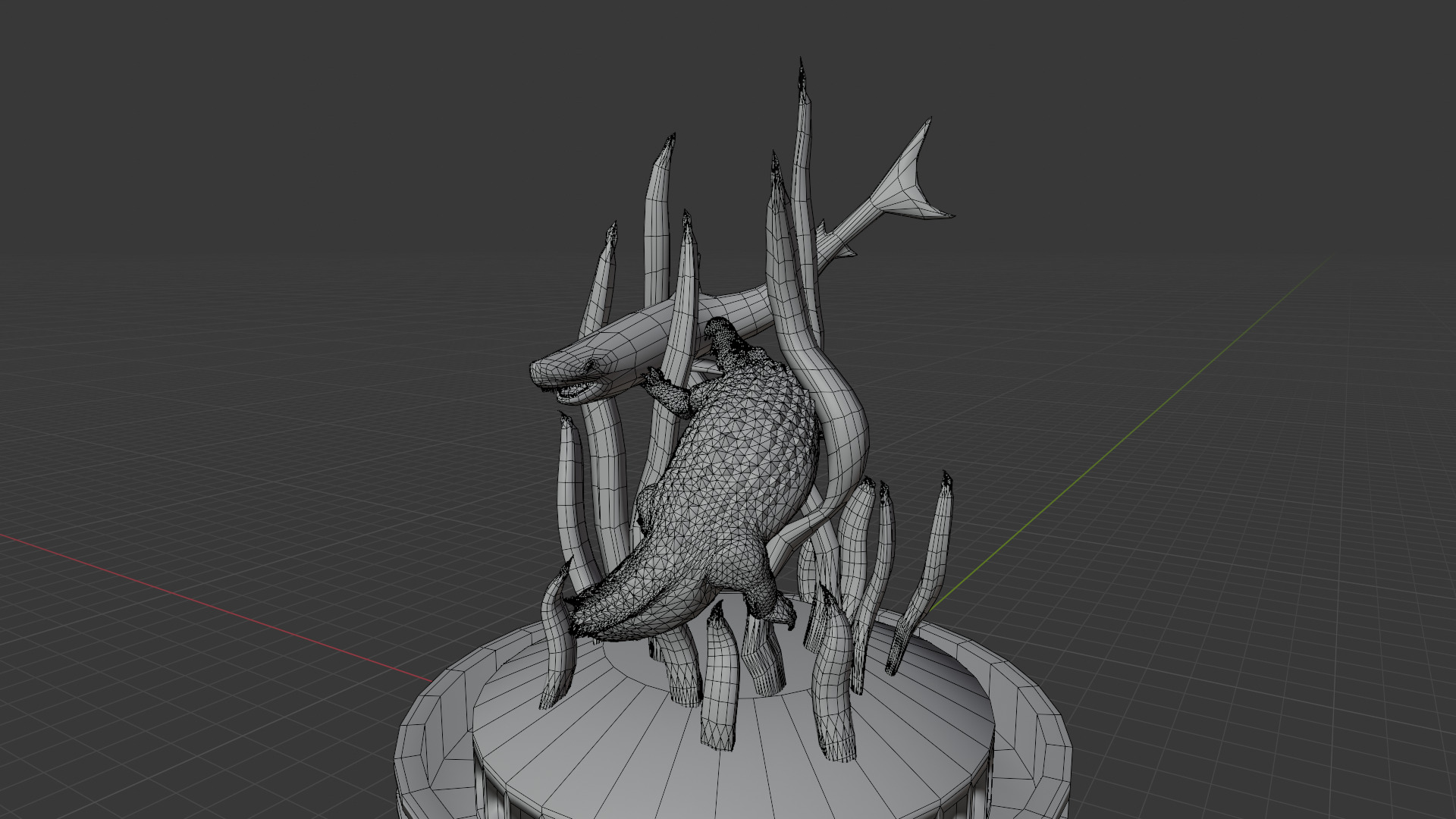 Surabaya Statue 3D model_26