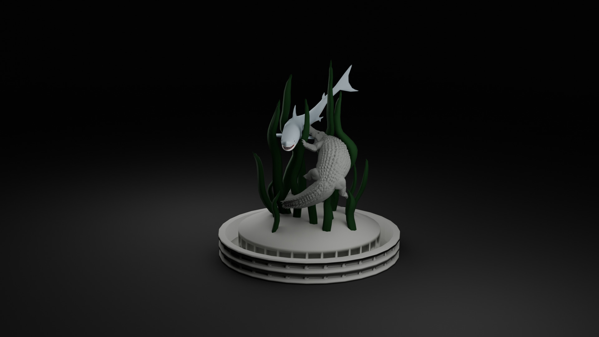 Surabaya Statue 3D model_13