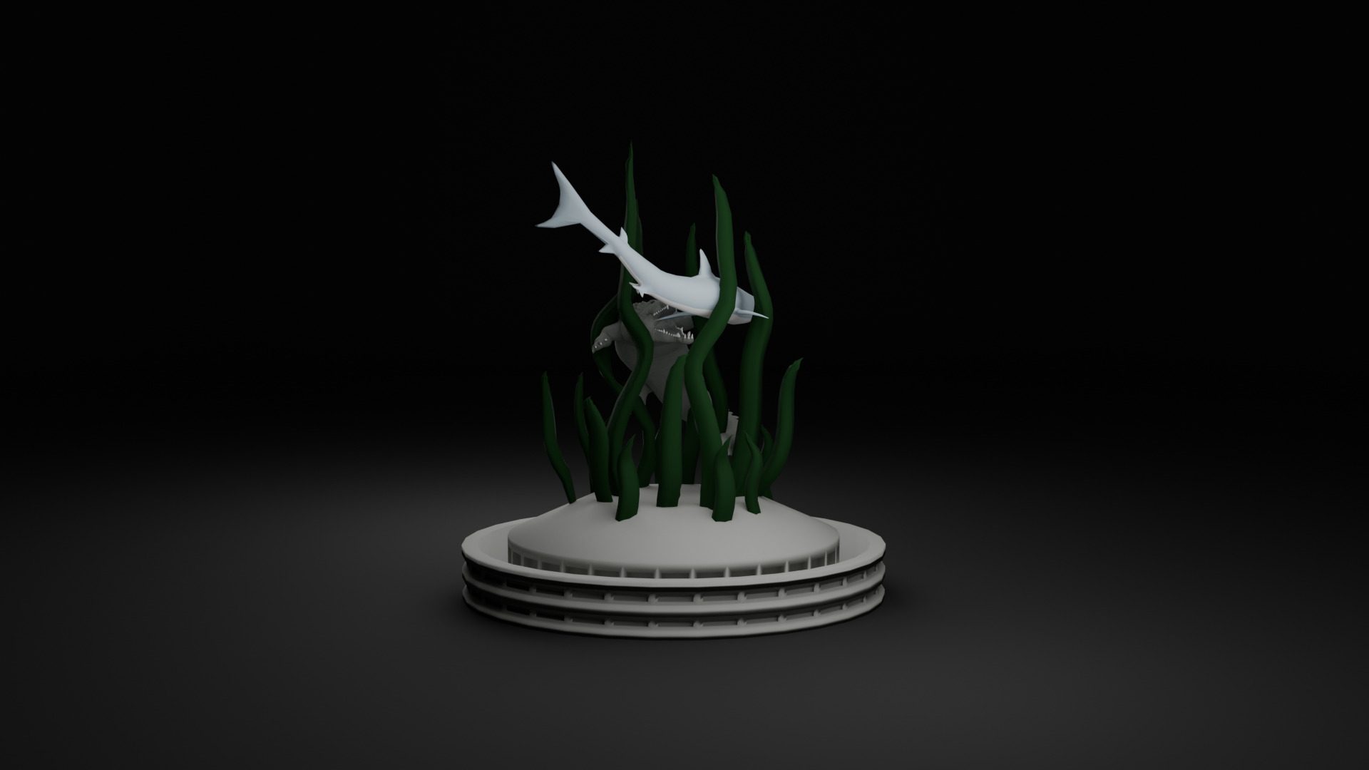 Surabaya Statue 3D model_7