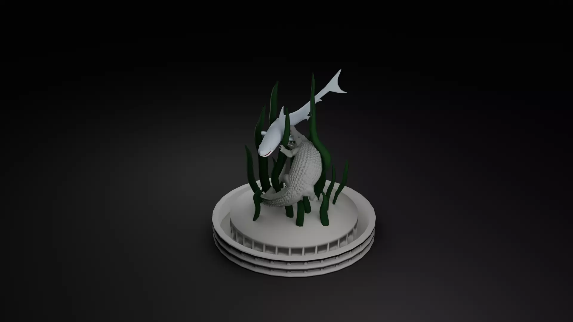 Surabaya Statue 3D model_0