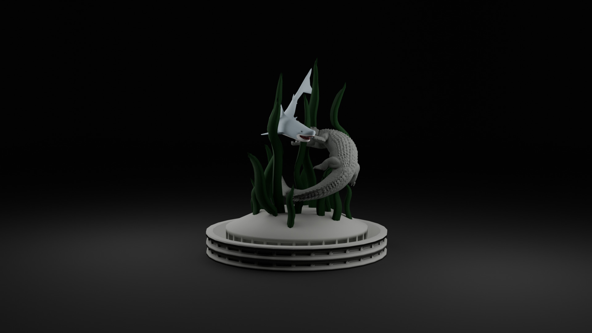 Surabaya Statue 3D model_11