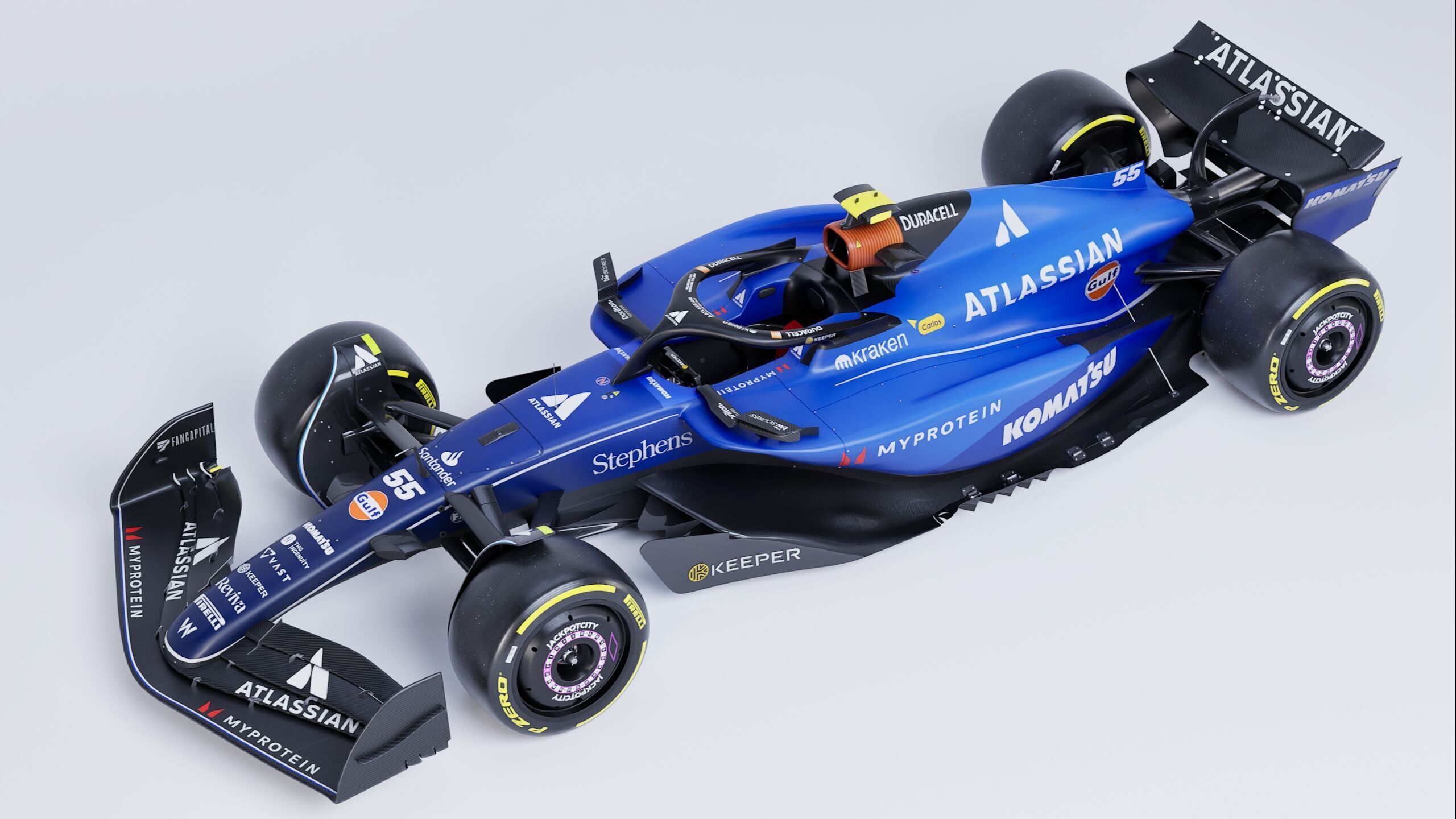 F1 2025 Williams FW47 Formula 1 Race Car Low-poly 3D model Low-poly 3D model_10