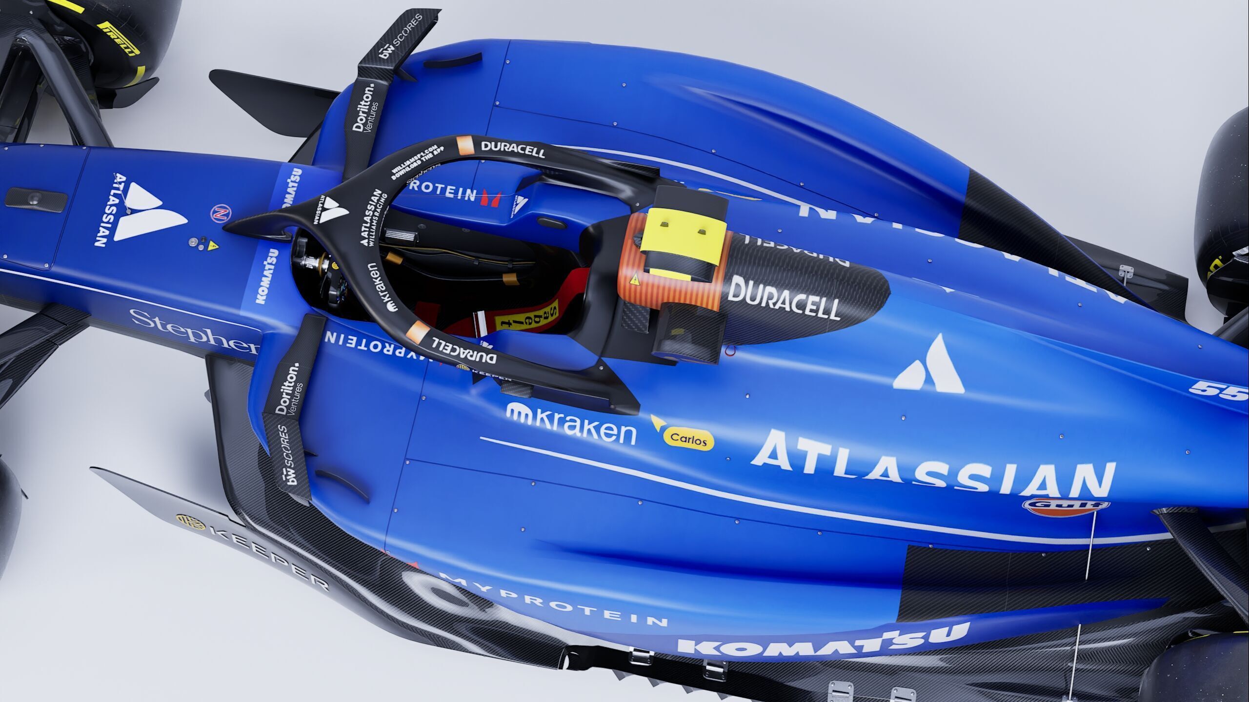 F1 2025 Williams FW47 Formula 1 Race Car Low-poly 3D model Low-poly 3D model_14