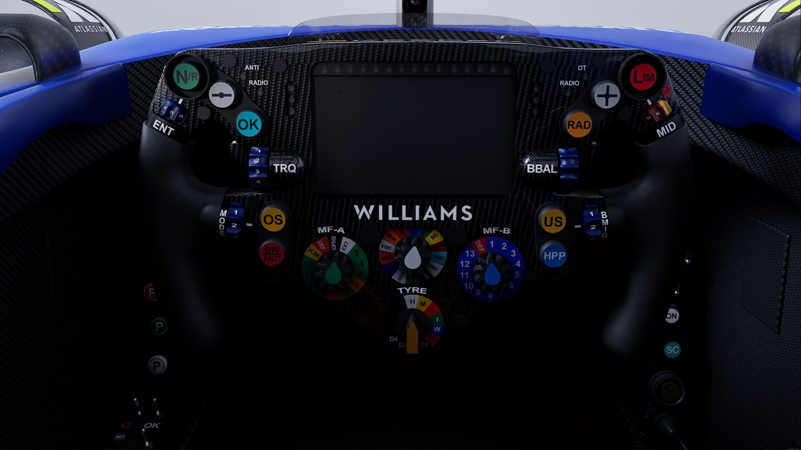 F1 2025 Williams FW47 Formula 1 Race Car Low-poly 3D model Low-poly 3D model_2