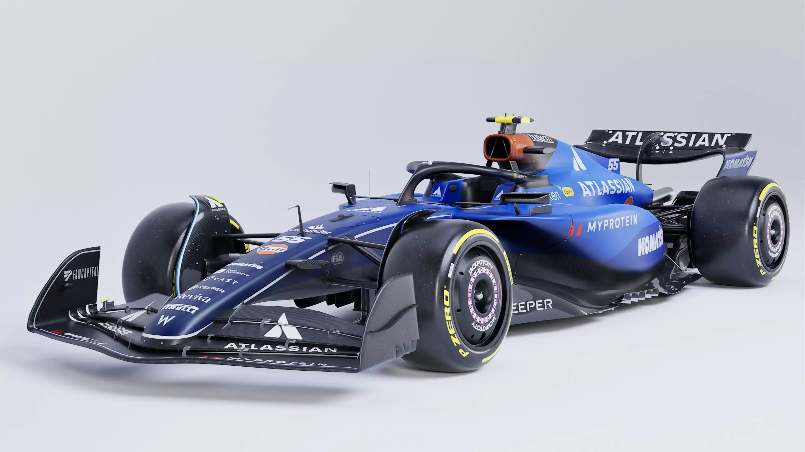 F1 2025 Williams FW47 Formula 1 Race Car Low-poly 3D model Low-poly 3D model_0