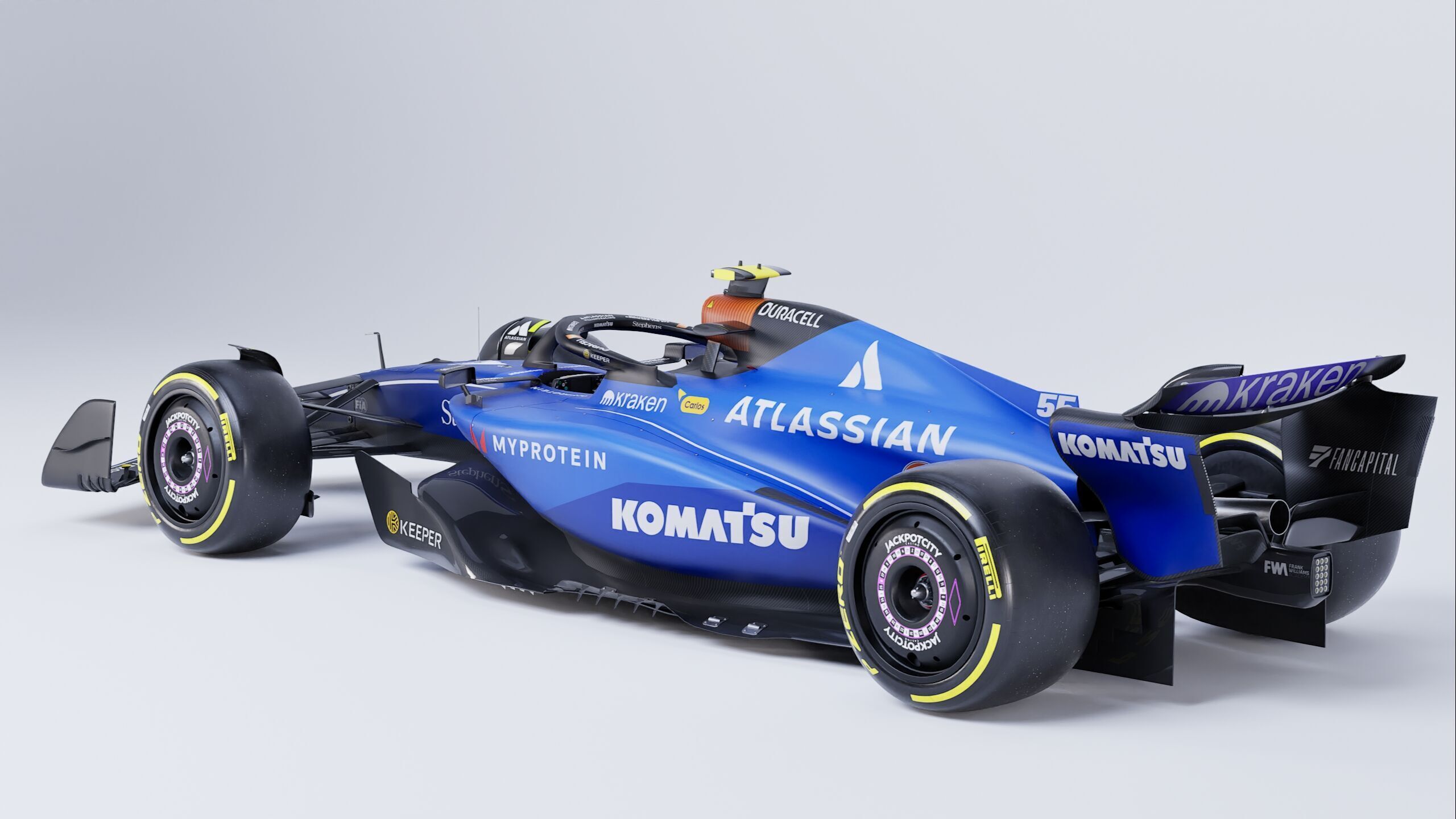 F1 2025 Williams FW47 Formula 1 Race Car Low-poly 3D model Low-poly 3D model_11