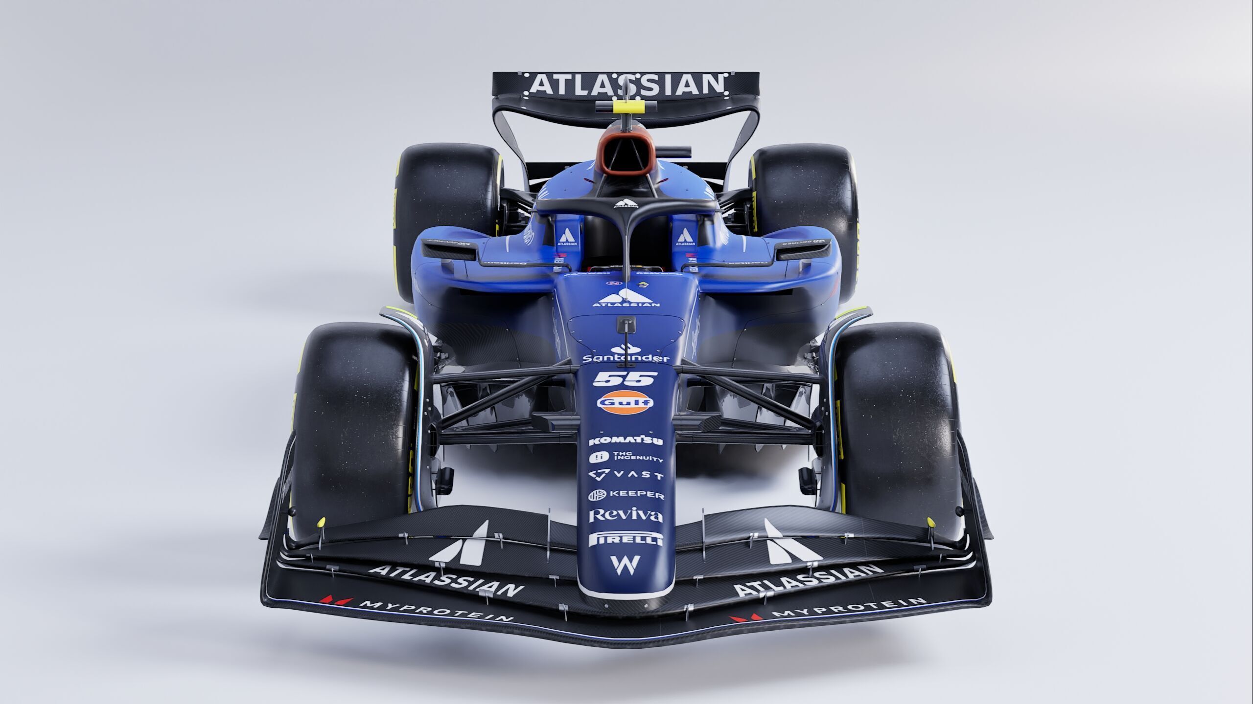 F1 2025 Williams FW47 Formula 1 Race Car Low-poly 3D model Low-poly 3D model_3