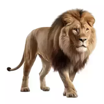 Male Lion 3D Design Model For Games 3D print model