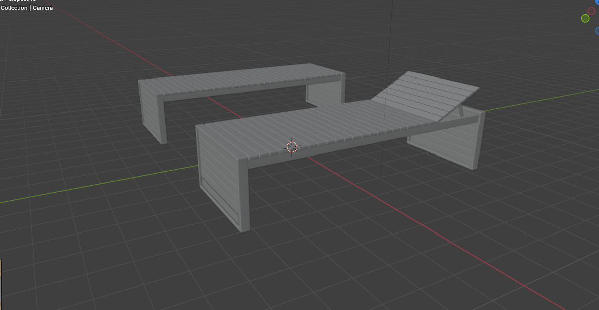 Sunbed 3D model_16