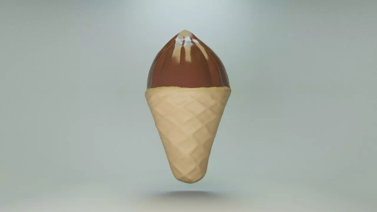 Gummy ice cream2 3D print model