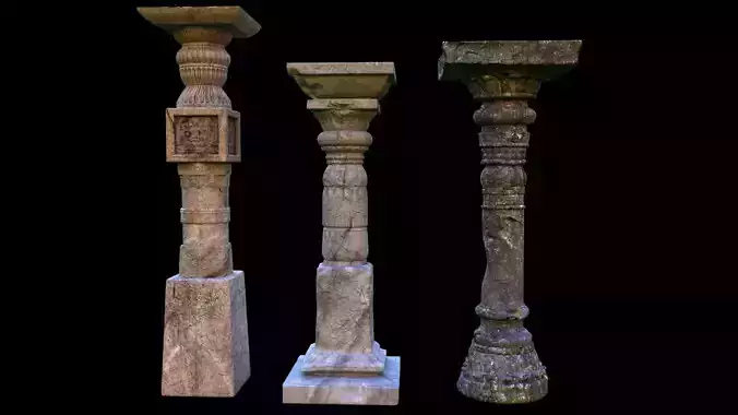 temple old pillar