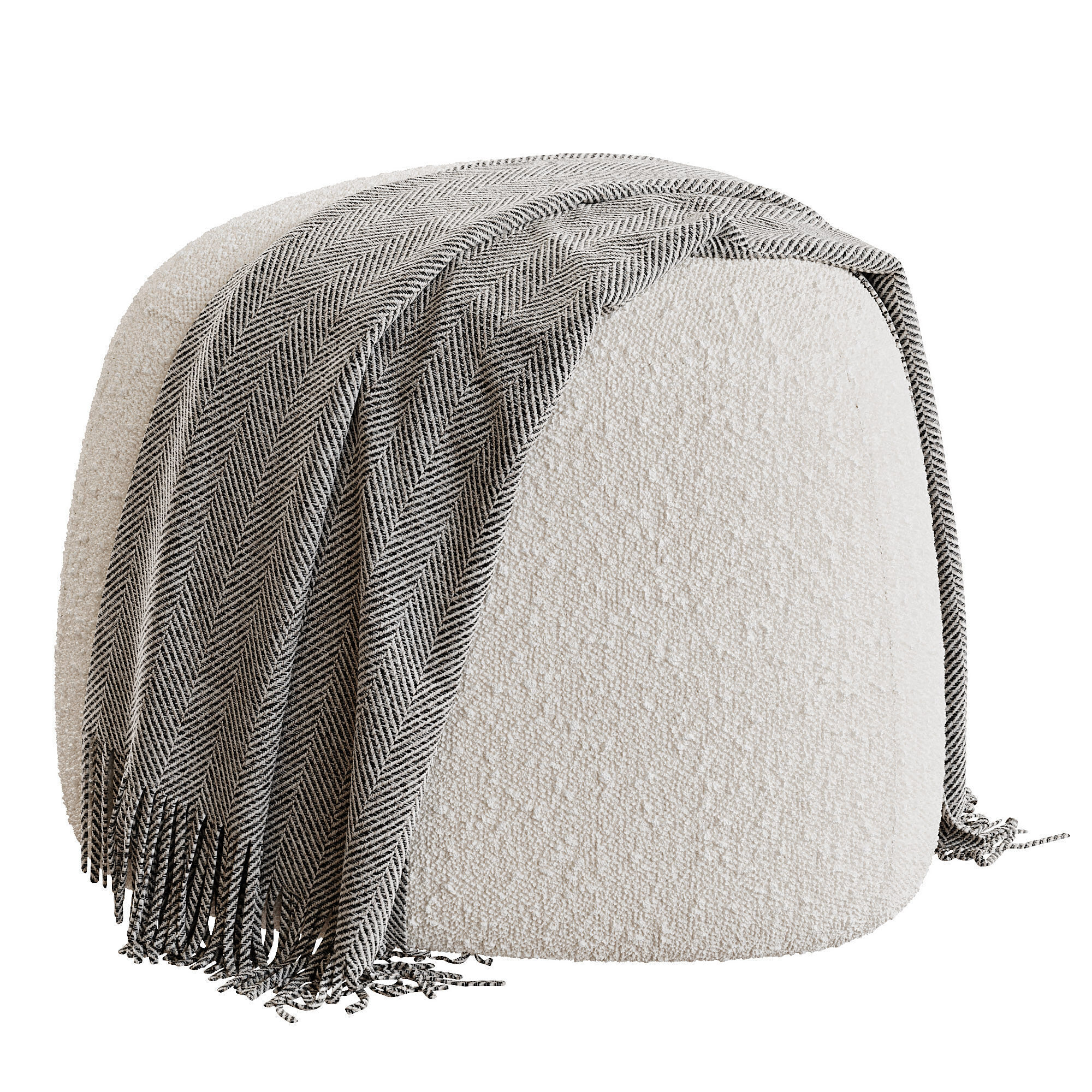 Pebble West Elm Low-poly 3D model_3