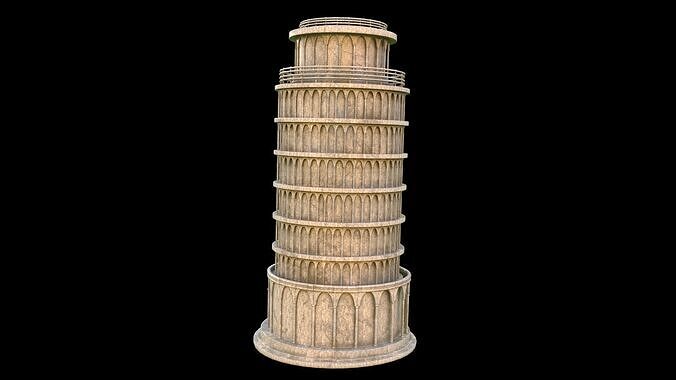 tower of pisa 3D model