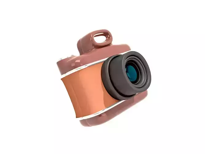 Camera cartoon 3d icon