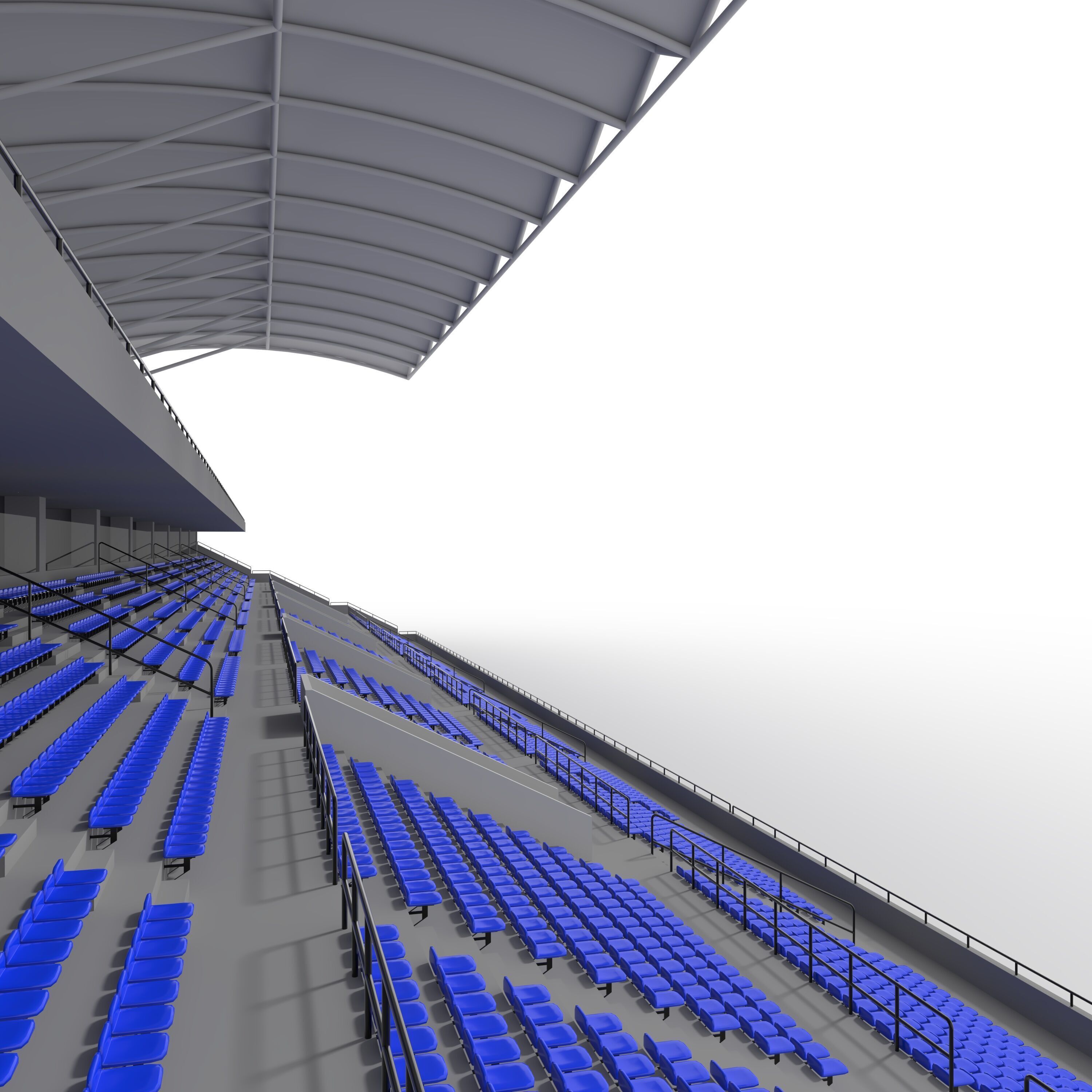 Stadium Tribune 04 3D model_40