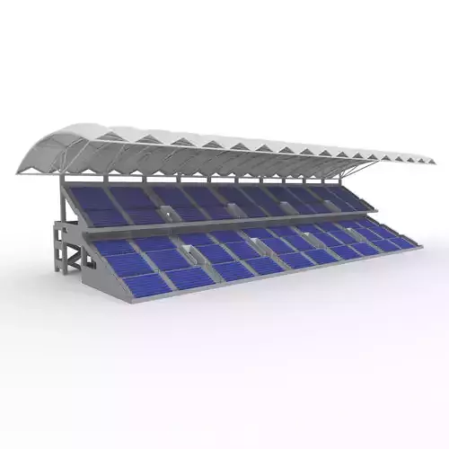 Stadium Tribune 04 3D model