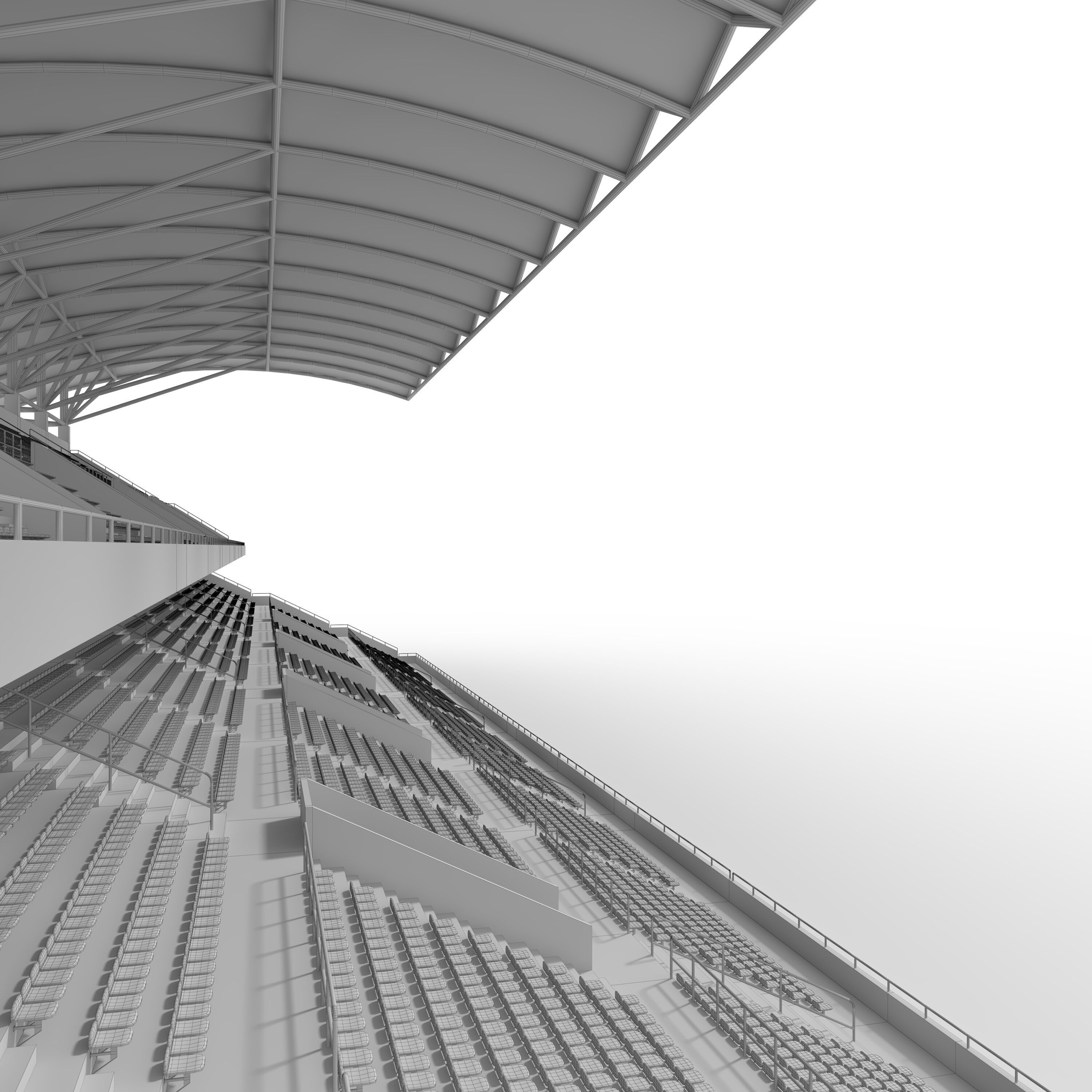 Stadium Tribune 04 3D model_39