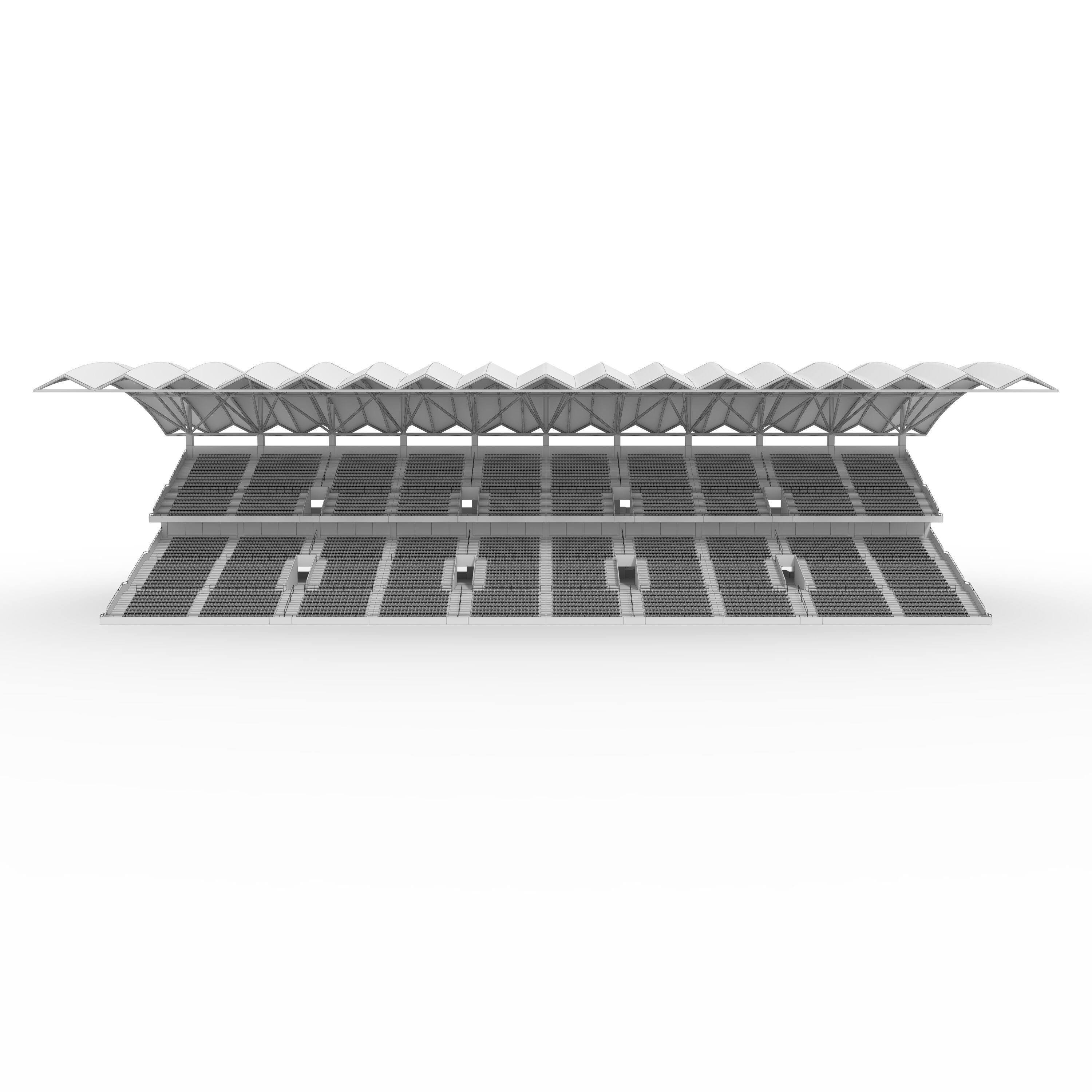 Stadium Tribune 04 3D model_5