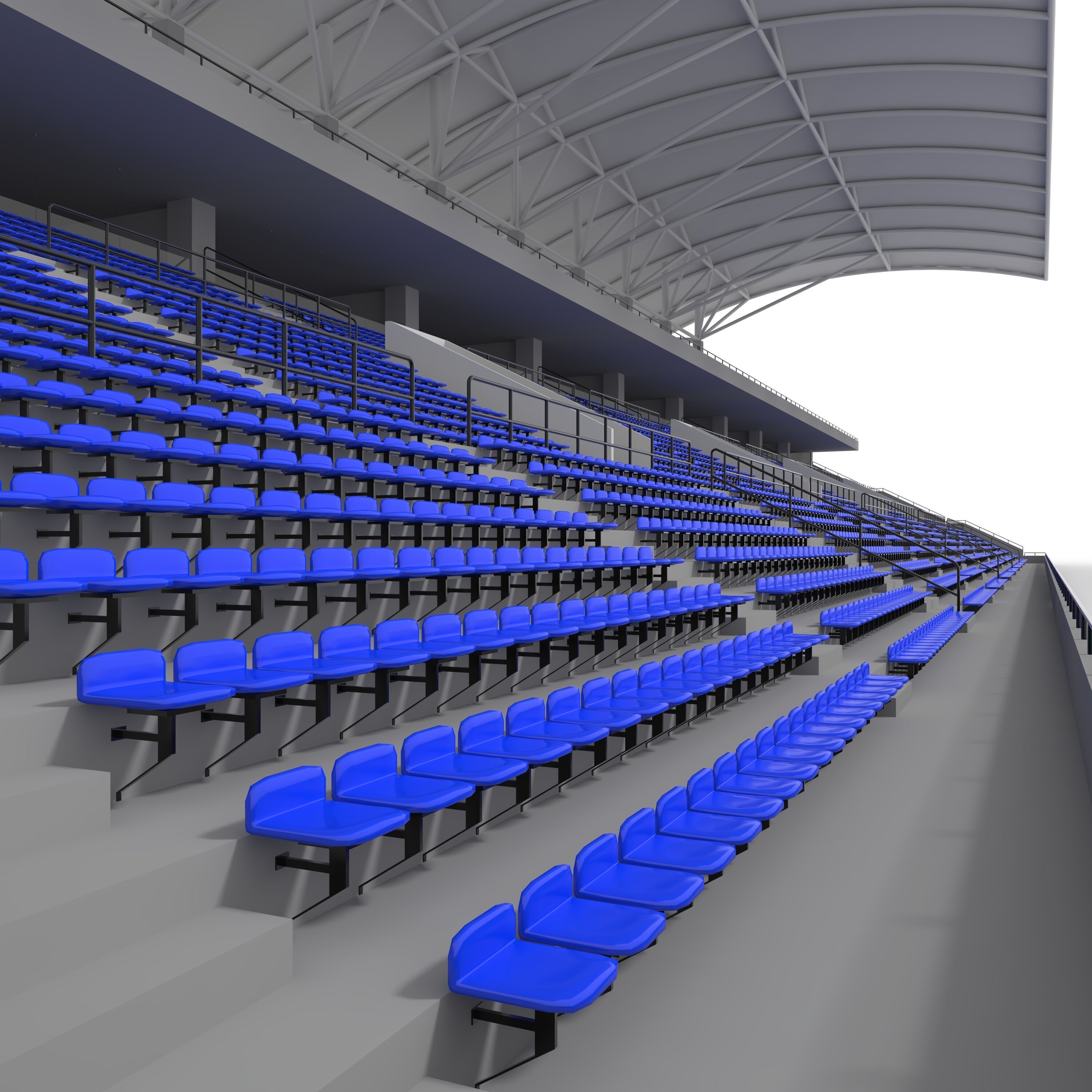 Stadium Tribune 04 3D model_26