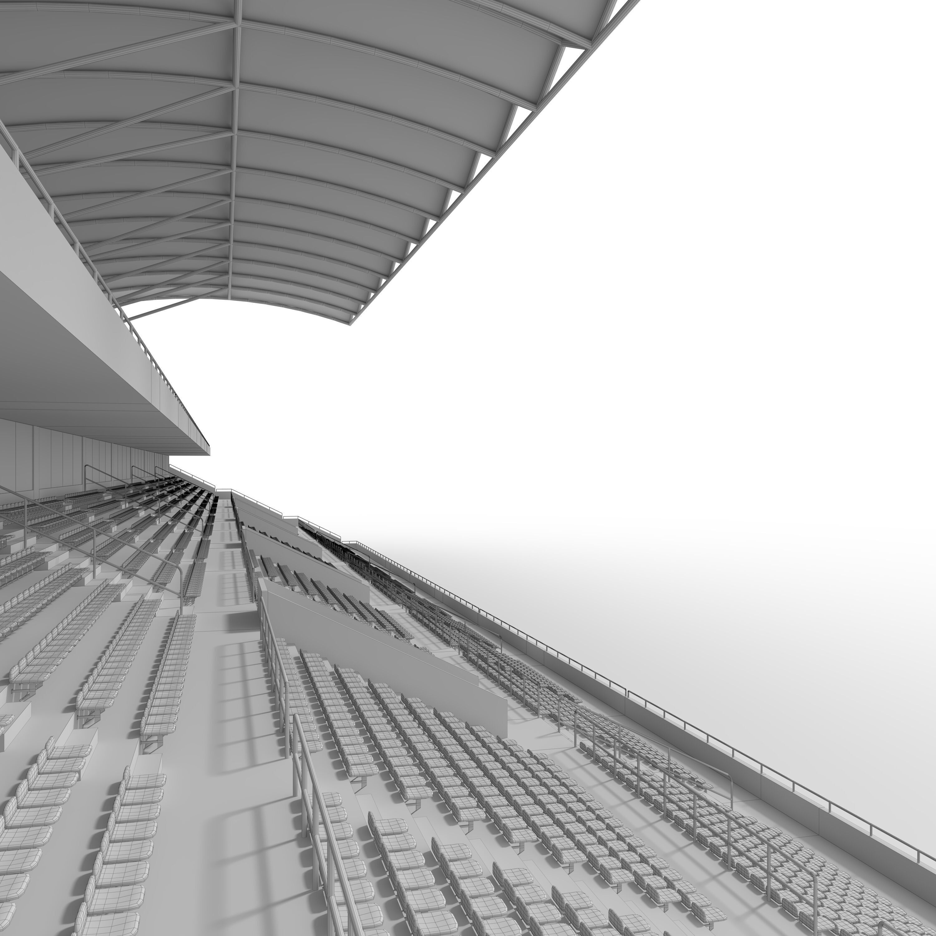 Stadium Tribune 04 3D model_41