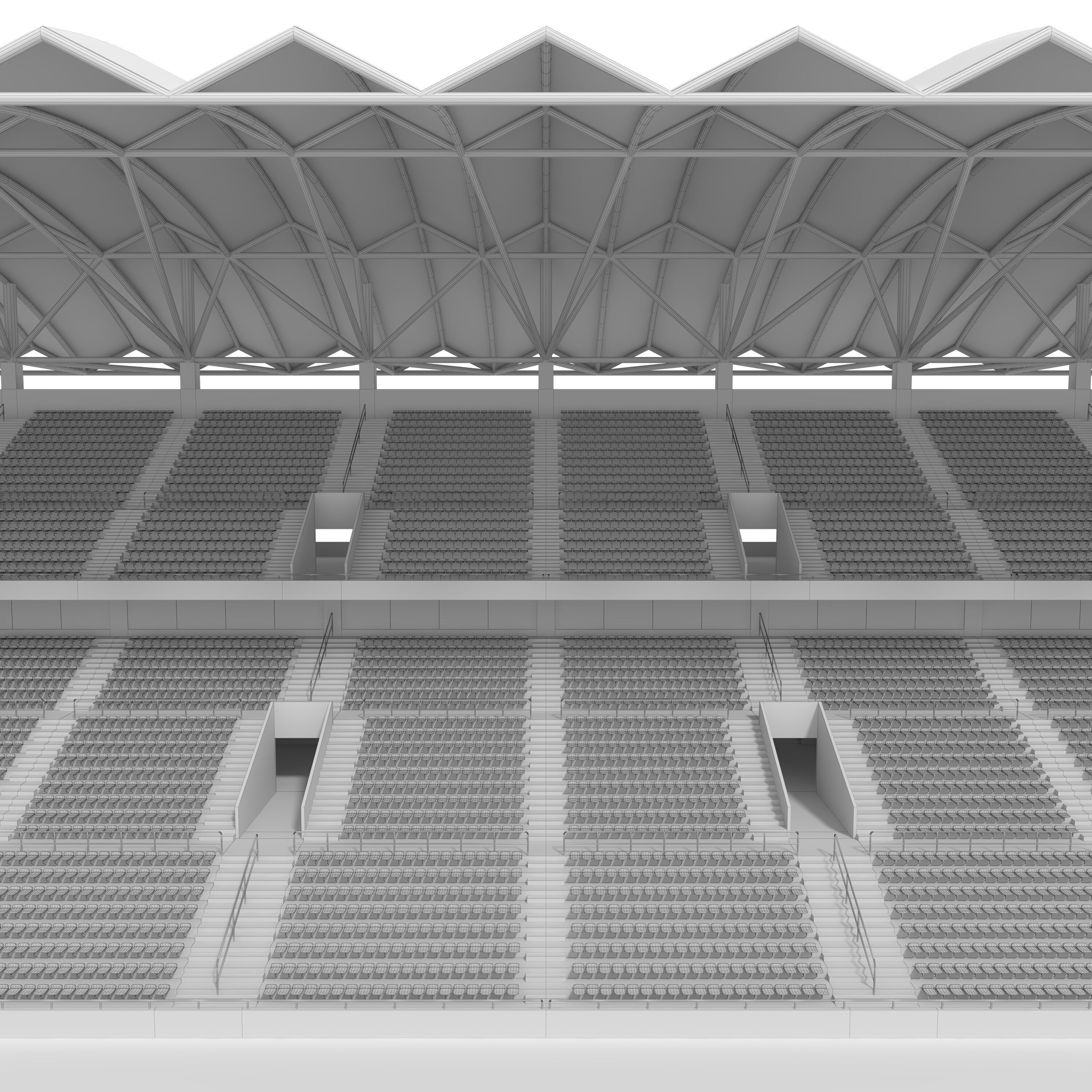 Stadium Tribune 04 3D model_17