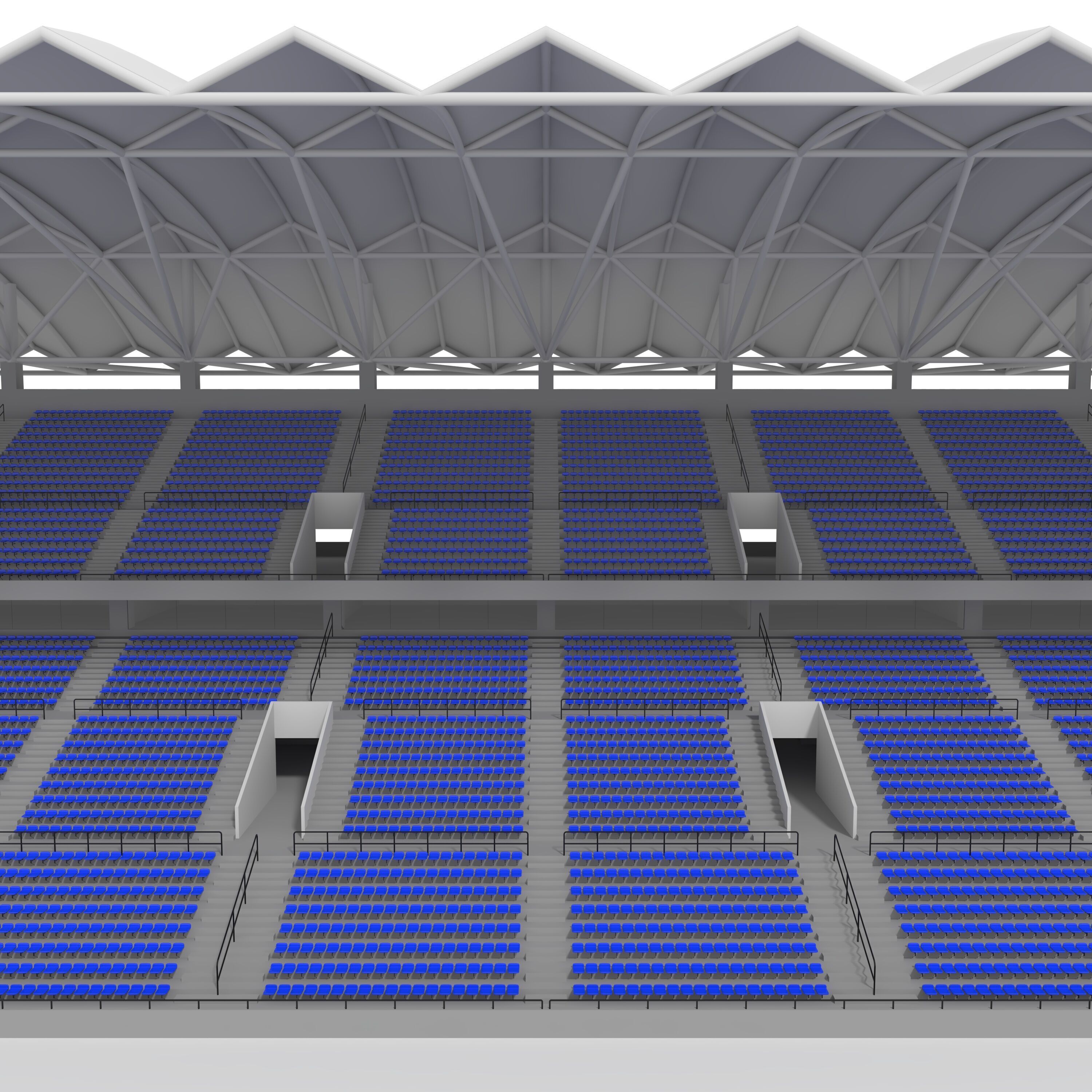 Stadium Tribune 04 3D model_16