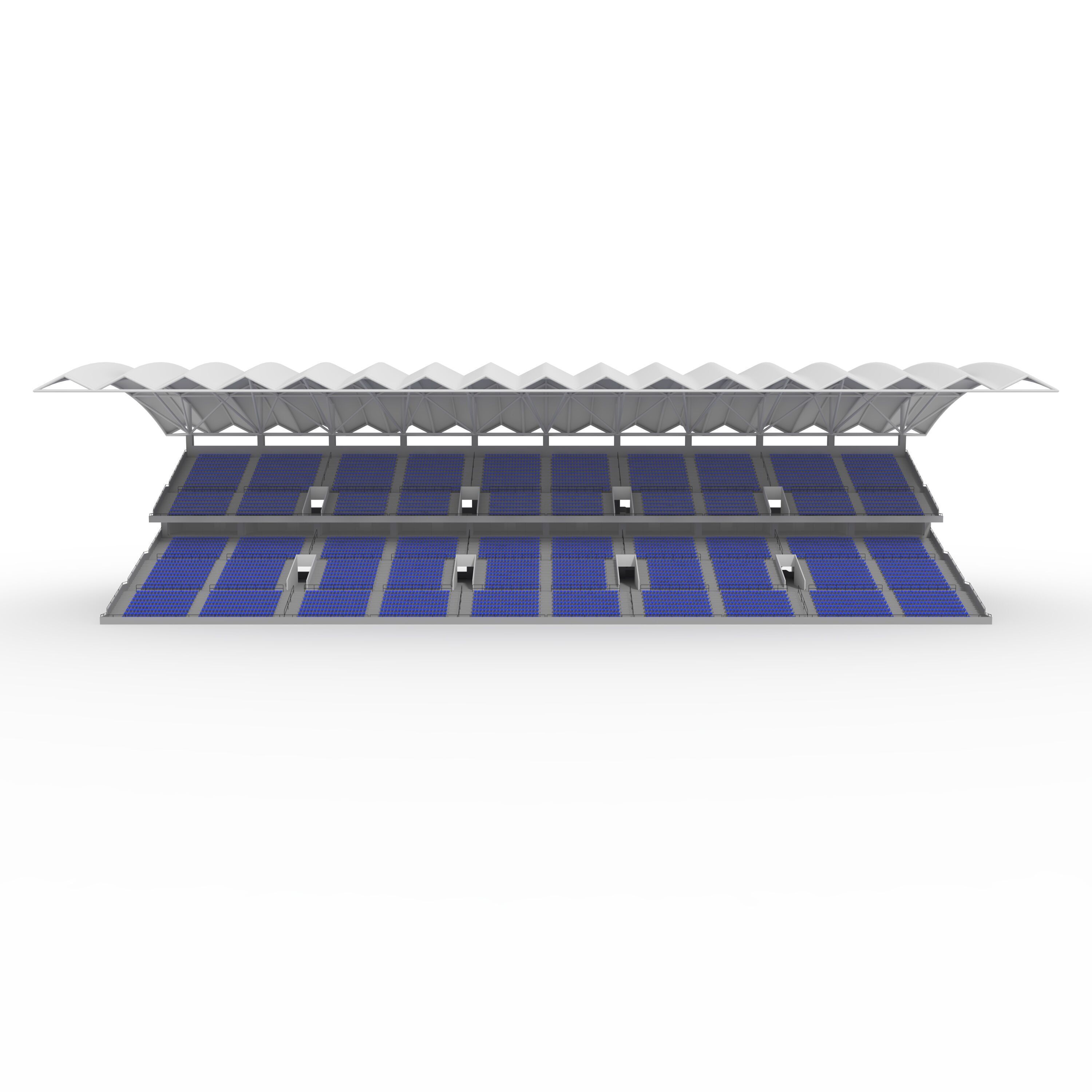 Stadium Tribune 04 3D model_4