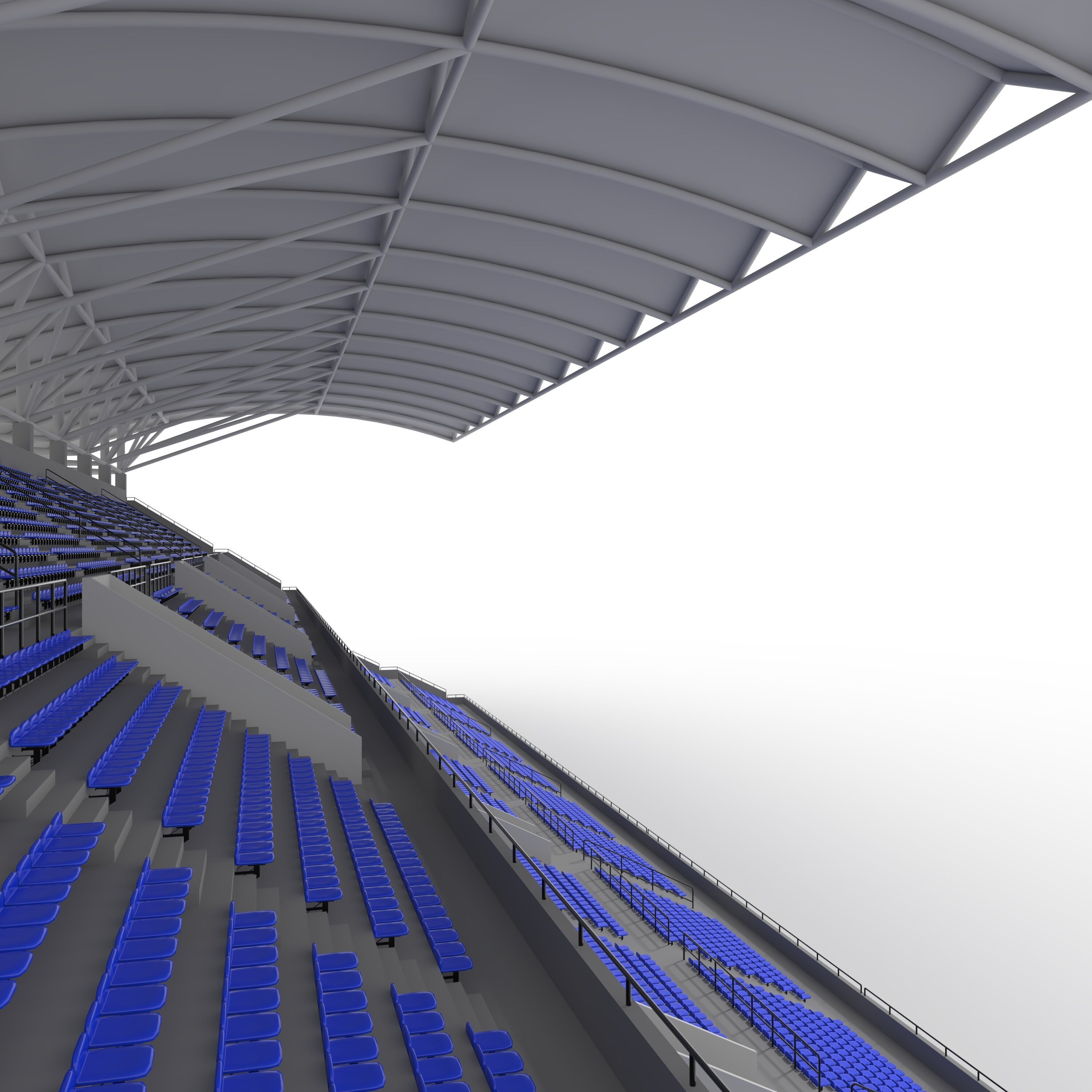 Stadium Tribune 04 3D model_36