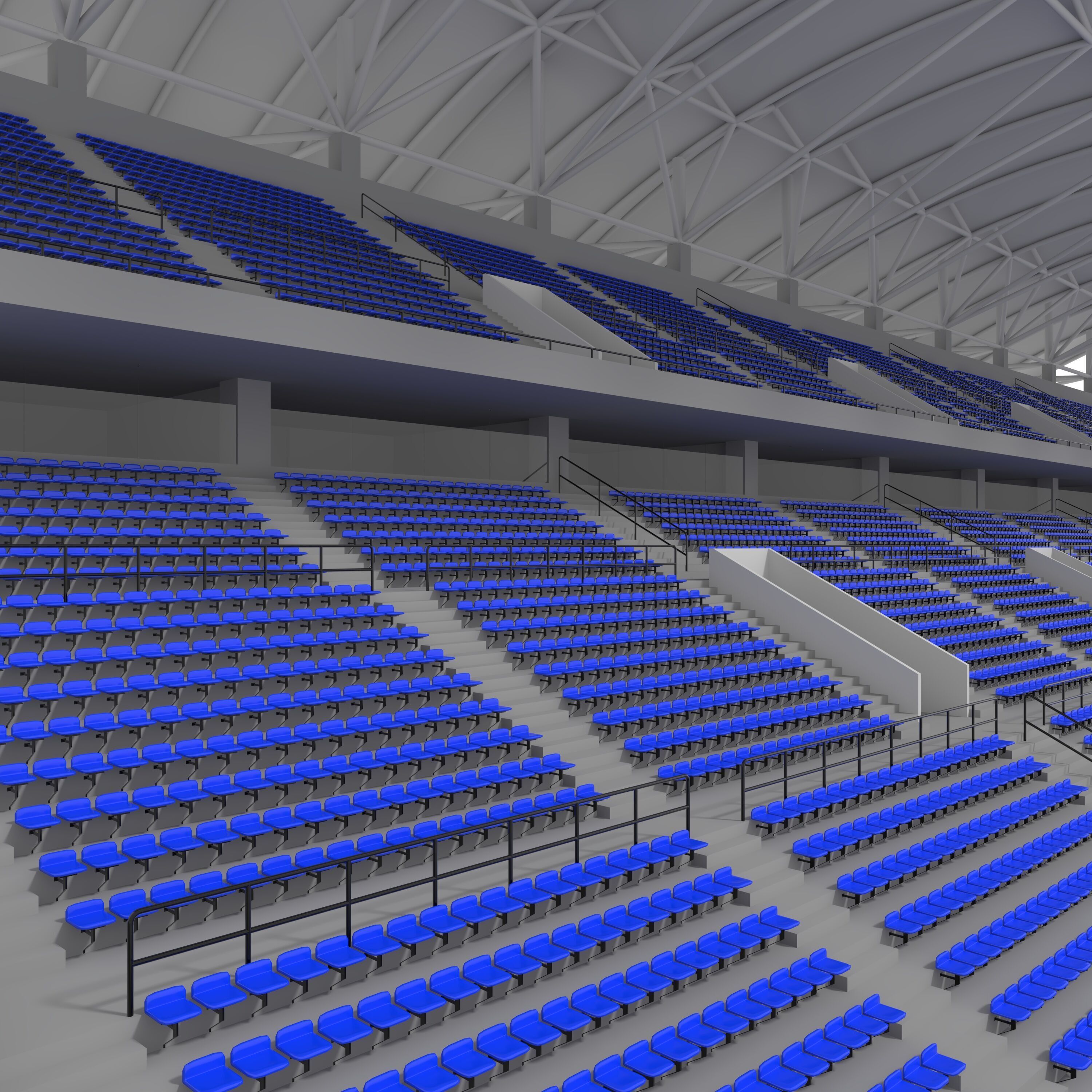 Stadium Tribune 04 3D model_24