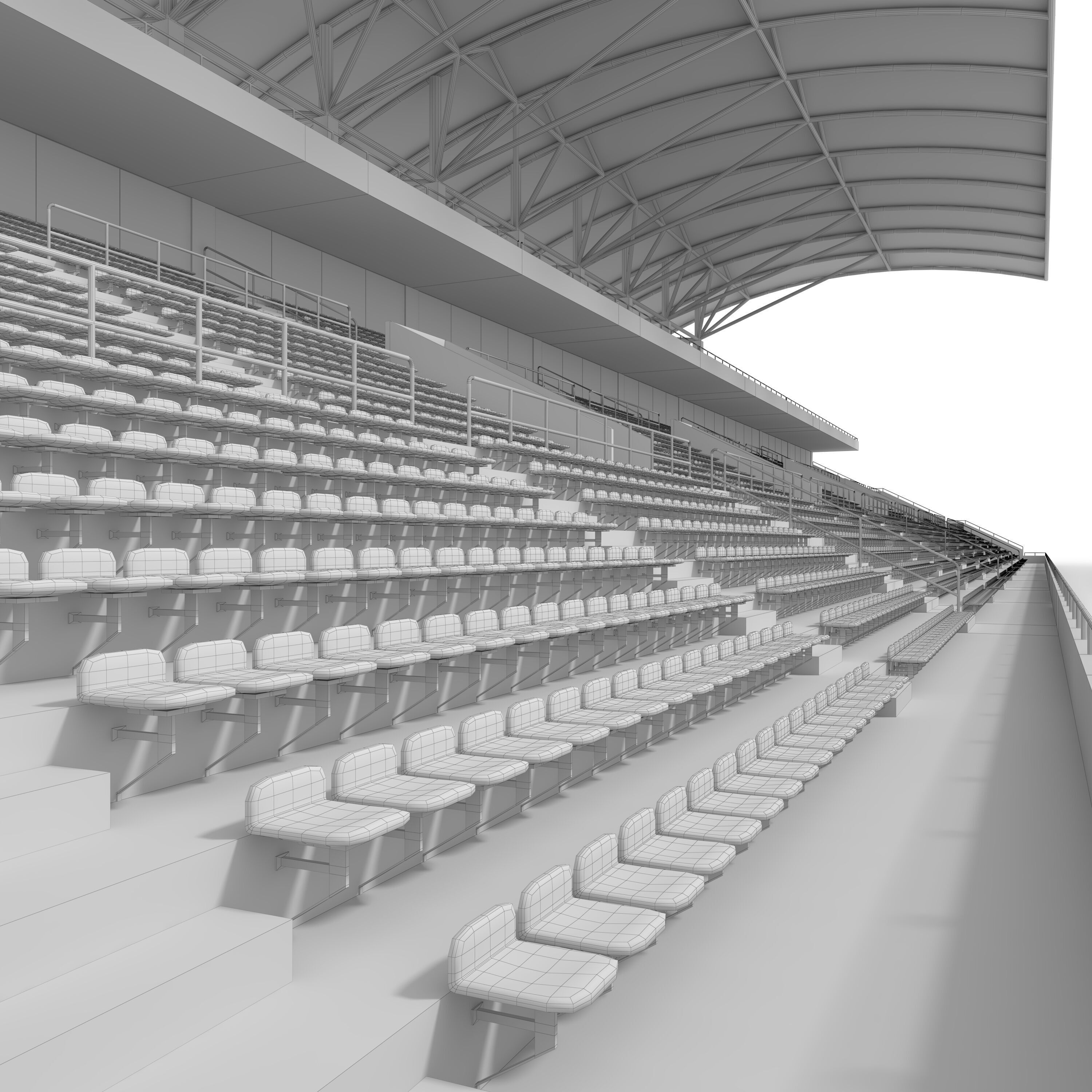Stadium Tribune 04 3D model_27