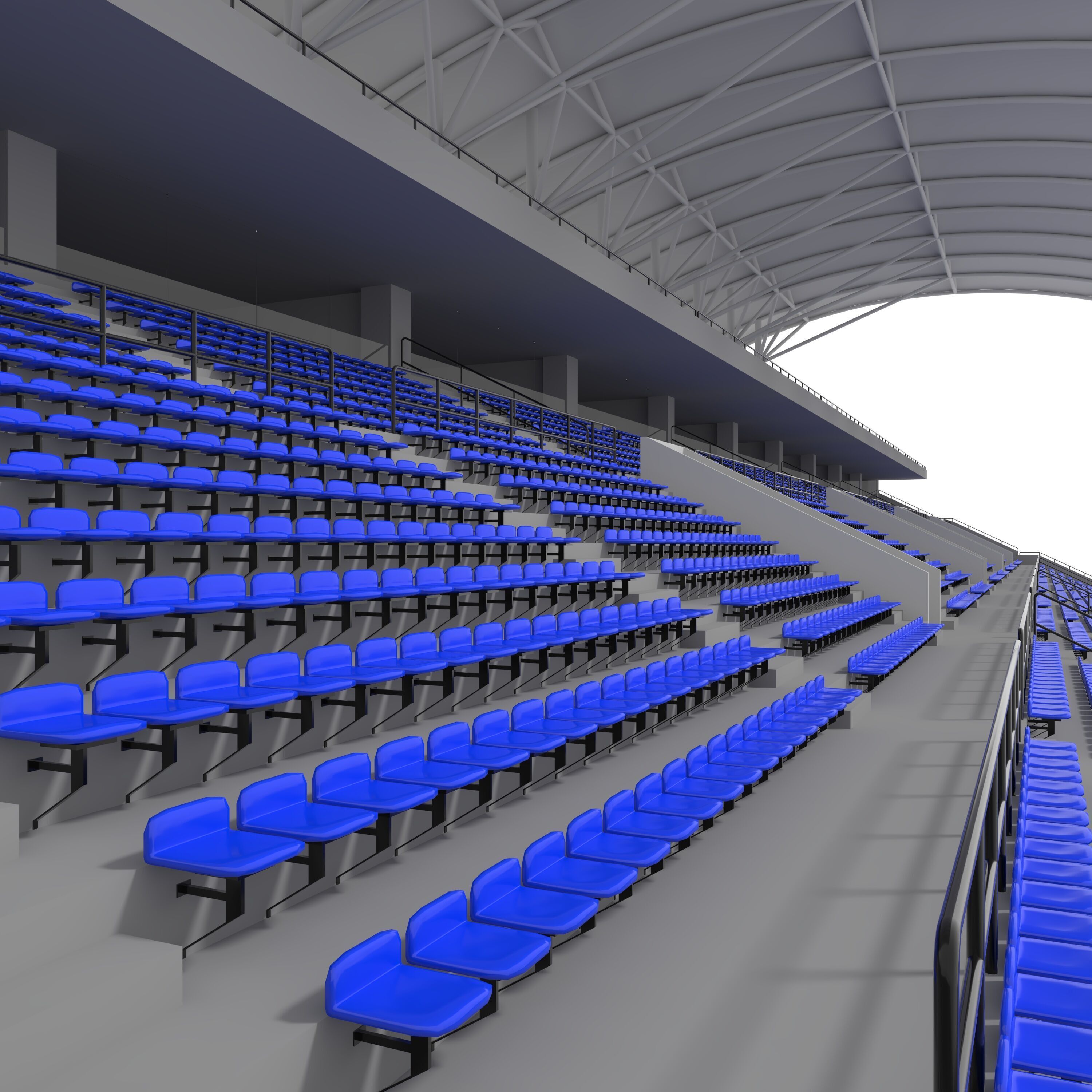 Stadium Tribune 04 3D model_28